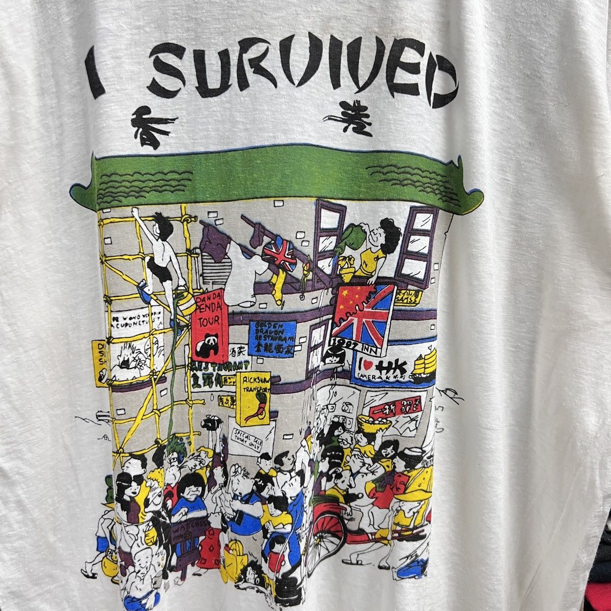 Vintage VTG I SURVIVED FOLKS LIFE TEE Size US XL / EU 56 / 4 - 3 Thumbnail