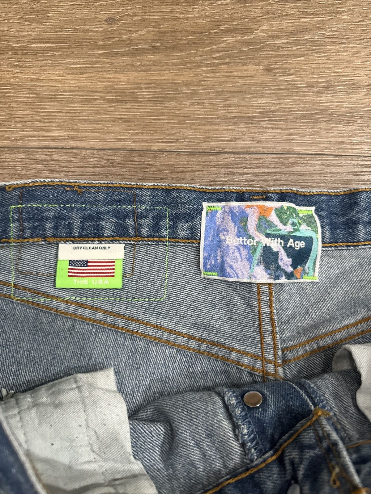 Better With Age Better With Age Harrison Denim Shorts Size US 34 / EU 50 - 3 Thumbnail