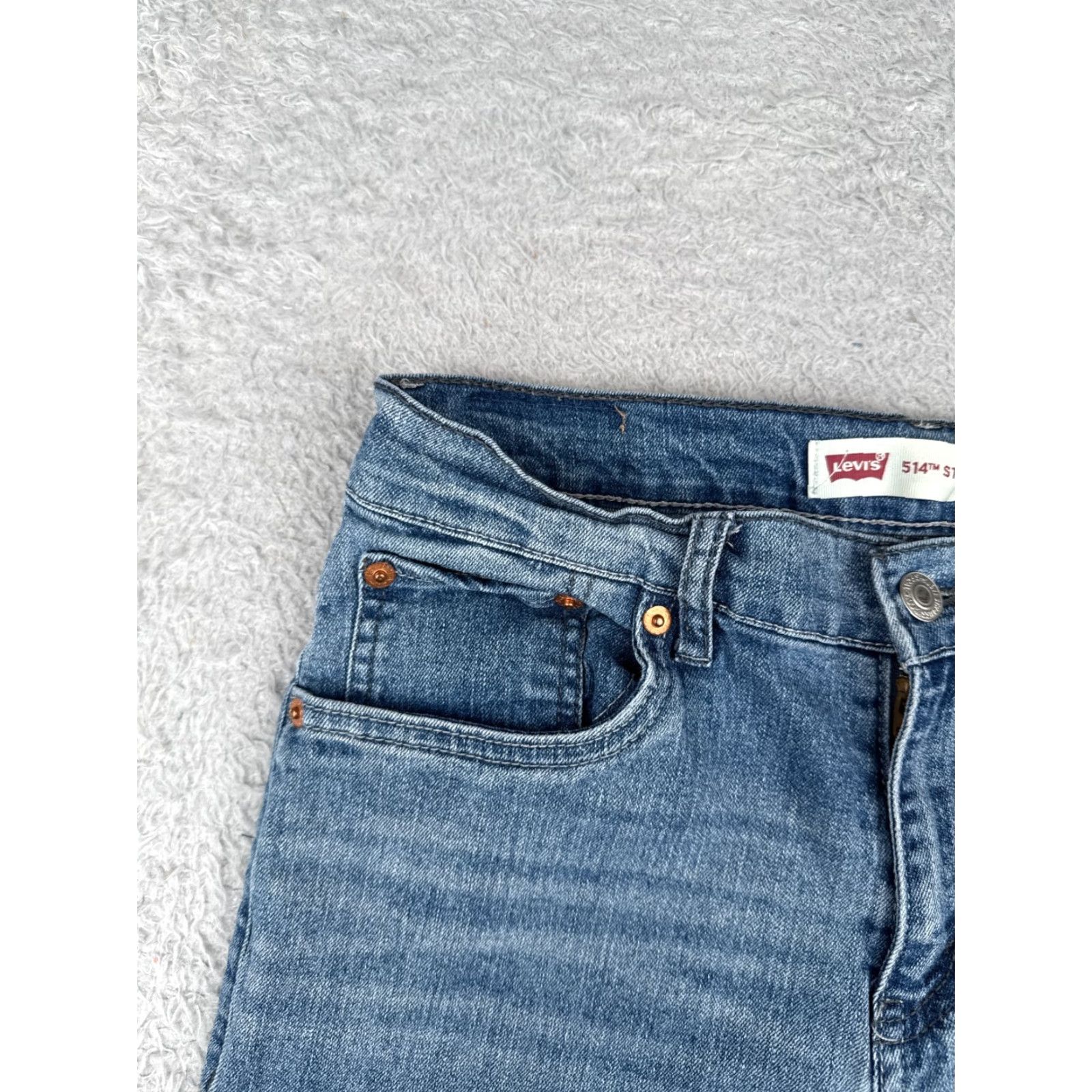 Levi's Levi's Women's Denim Shorts 28 Blue Cut-Off 80s Style Casual Summer Size 28" / US 6 / IT 42 - 4 Thumbnail