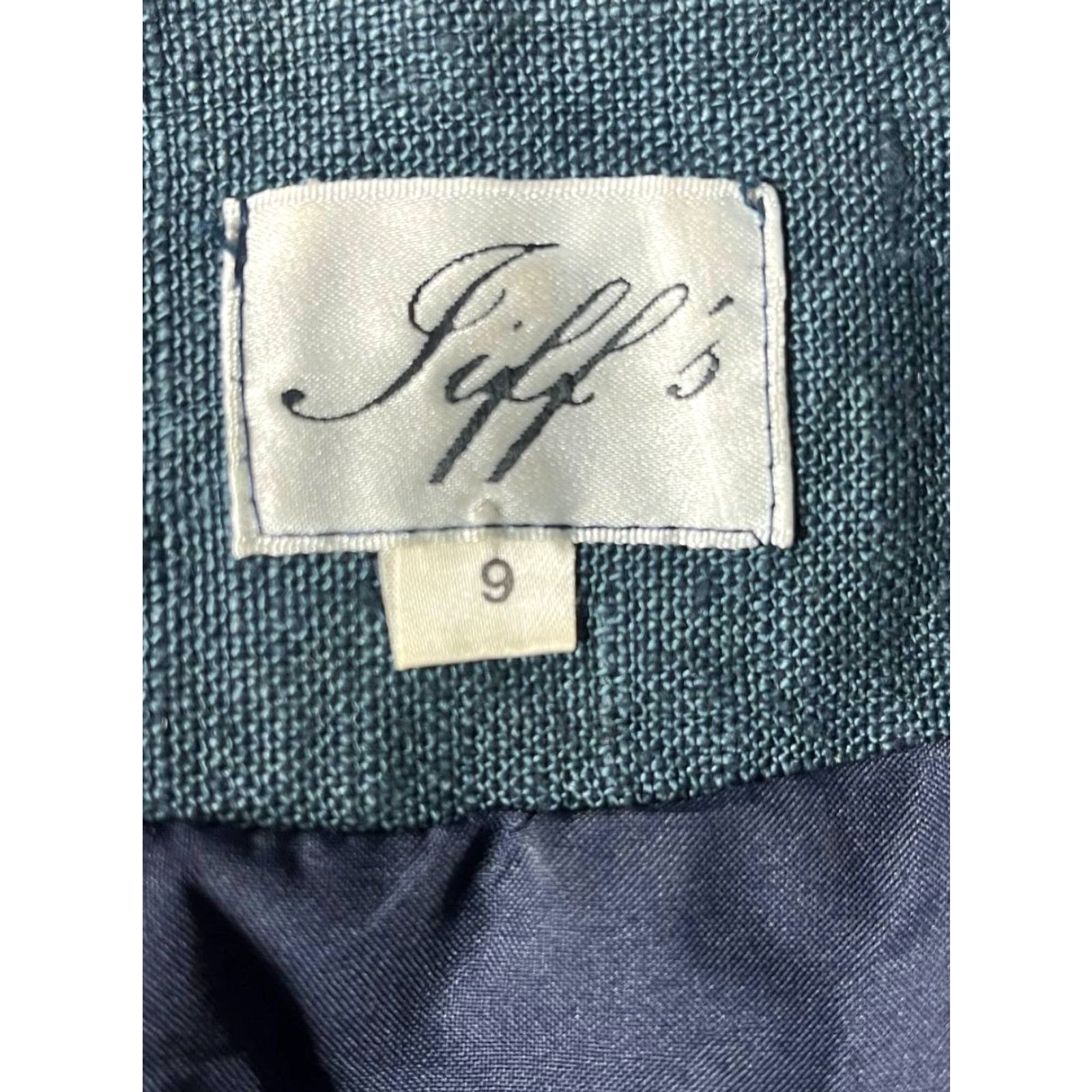 Etro VINTAGE Tiff's Dress Womens Size 9 Blue Midi Capsule Classic Button Up Retro Shift Lined Size M / US 6-8 / IT 42-44 - 6 Thumbnail