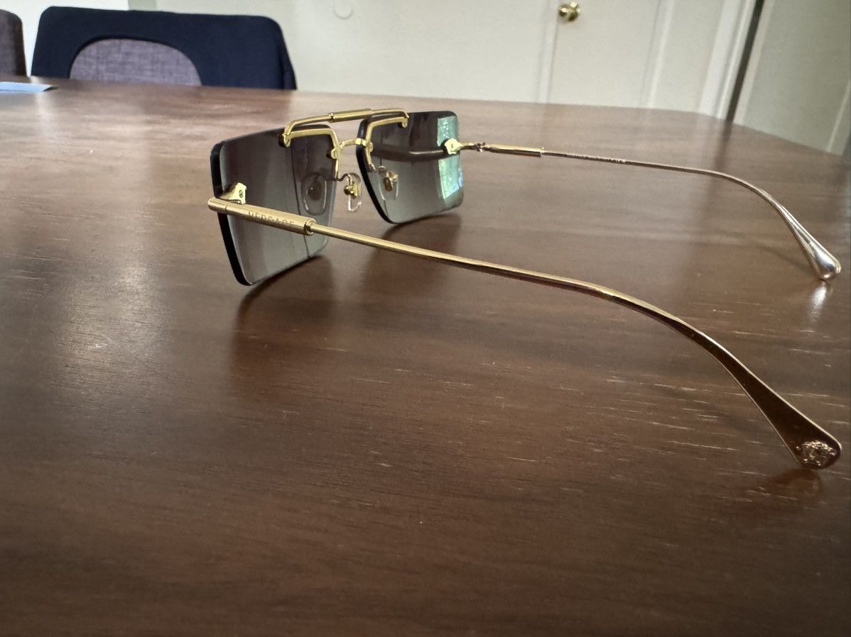 Versace Versace Rimless Sunglasses Size ONE SIZE - 3 Thumbnail