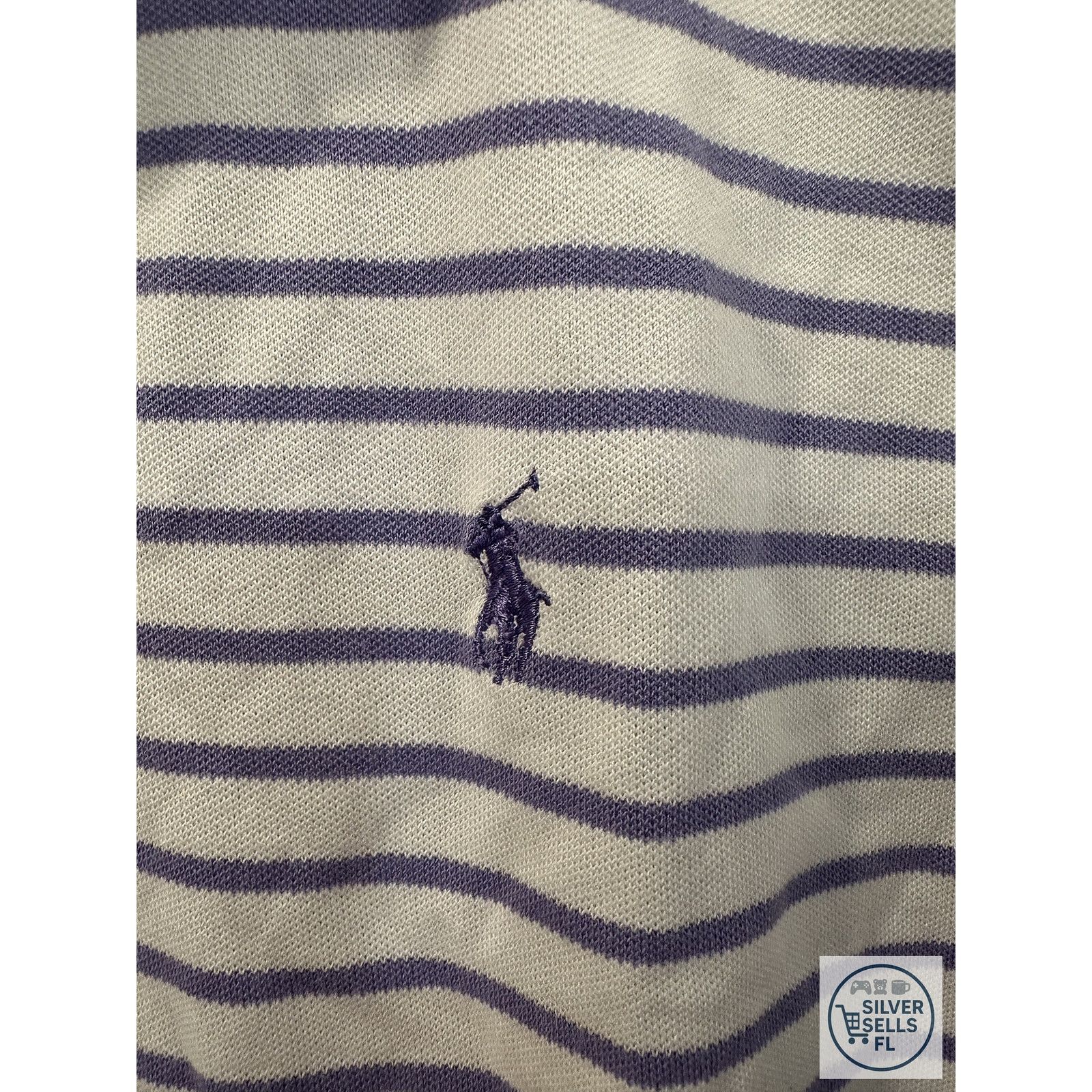 Polo Ralph Lauren Polo Golf Ralph Lauren Large Striped Polo Crest Logo Shirt Size US L / EU 52-54 / 3 - 11 Thumbnail