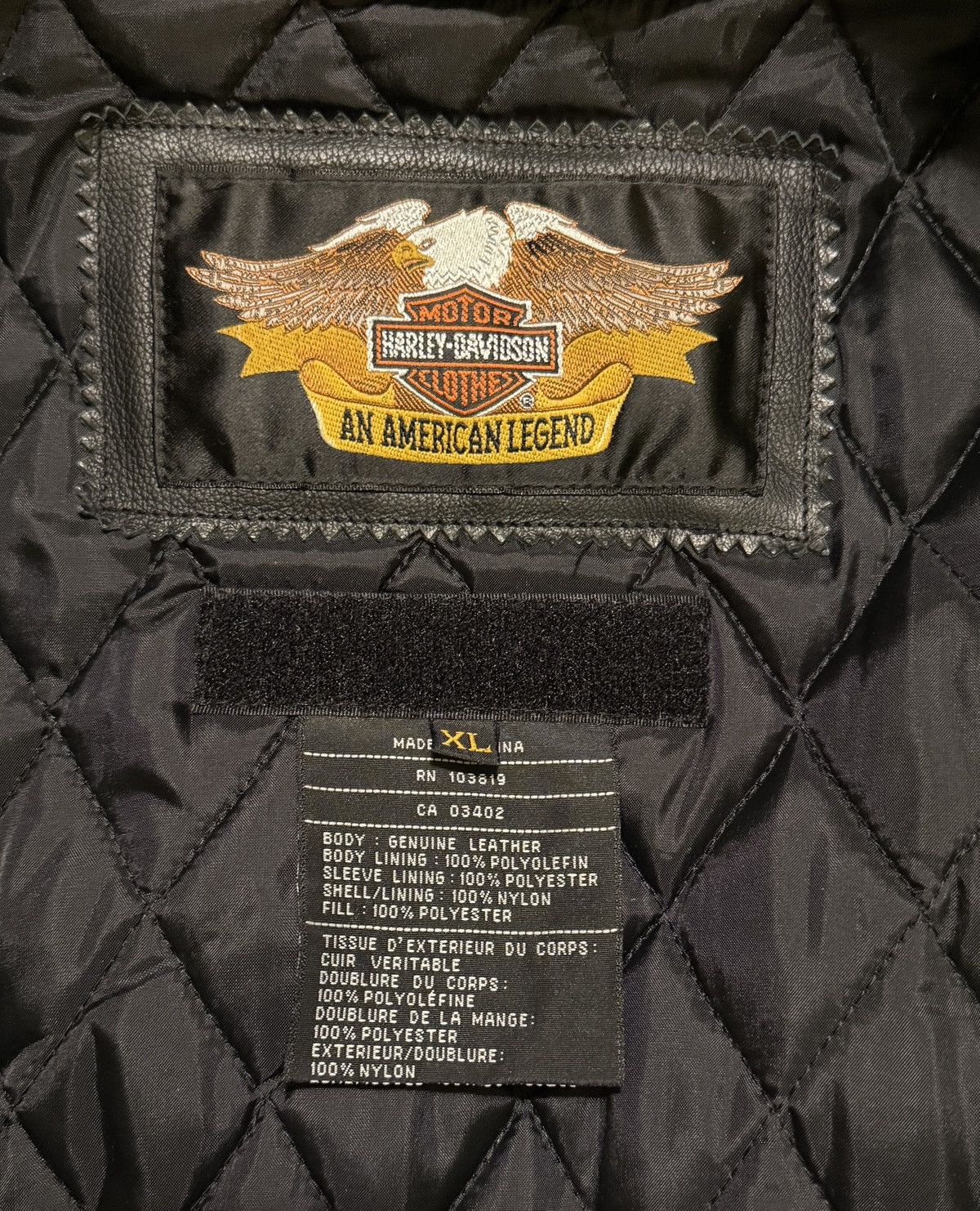 Harley Davidson Harley Davidson Men’s Leather Riding Jkt XL Removable Liner Size US XL / EU 56 / 4 - 2 Thumbnail
