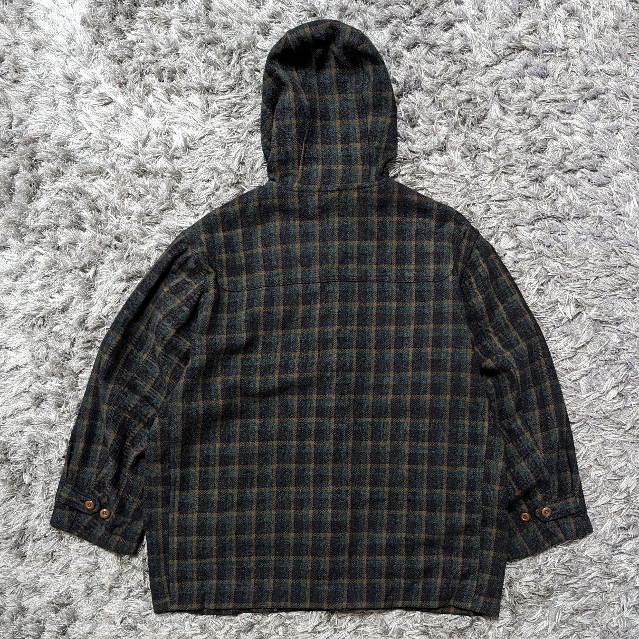 Dezert Vintage Dezert Jacket Duffle Wool Baggy Oversized Hoodie Size US L / EU 52-54 / 3 - 3 Thumbnail