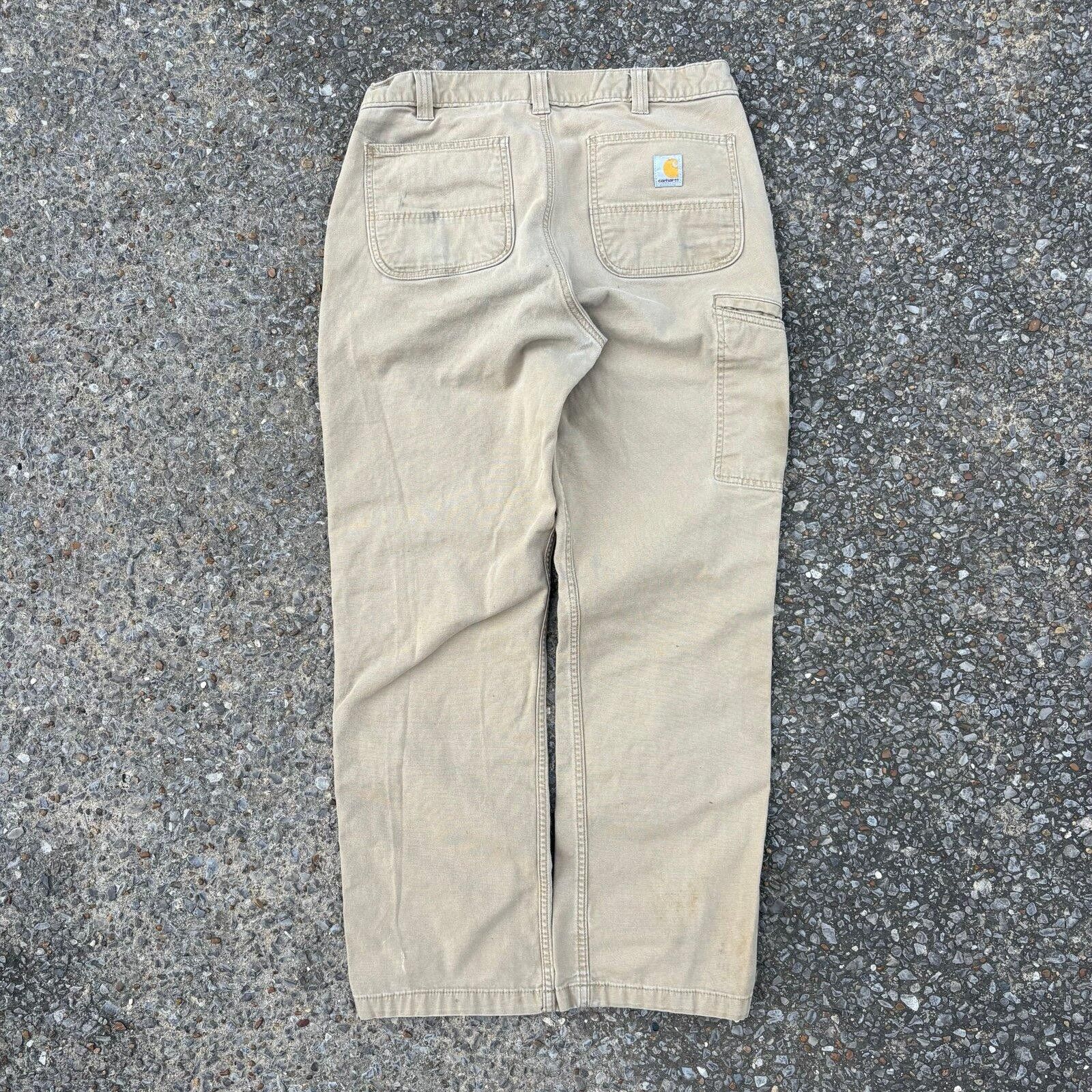 Carhartt Vintage tan cream Carhartt pants Size US 34 / EU 50 - 7 Thumbnail