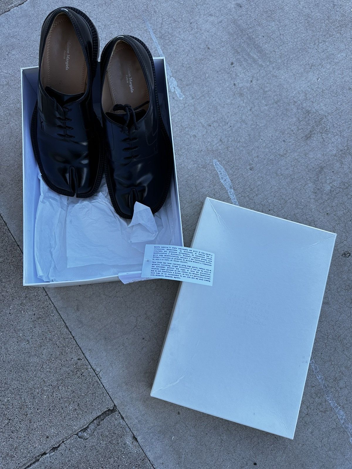 Maison Margiela Maison Margiela Tabi lace-up derby shoes Size US 8 / EU 41 - 11 Thumbnail