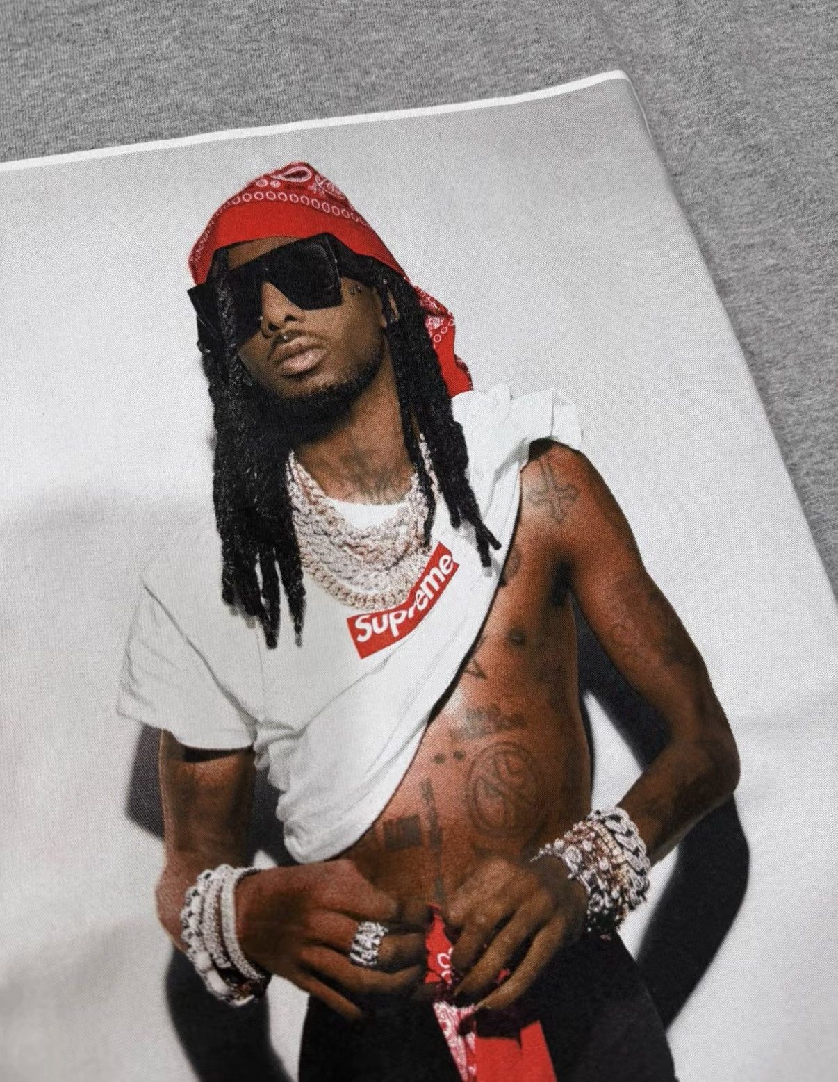 Supreme Supreme FW25 WEEK1 Playboi Carti Photo Tee J34 Size US M / EU 48-50 / 2 - 3 Thumbnail