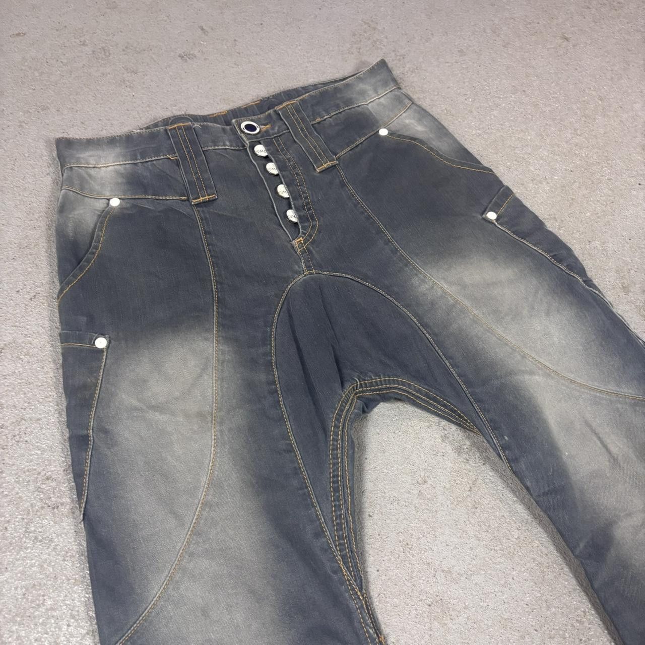 Japanese Brand × Vintage Vintage y2k affliction style faded opium jeans Size US 29 - 3 Thumbnail