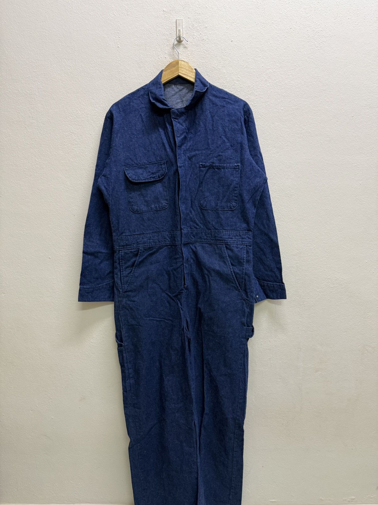 Vintage Unbranded Carpenter Denim Overall Size US 36 / EU 52 - 23 Thumbnail
