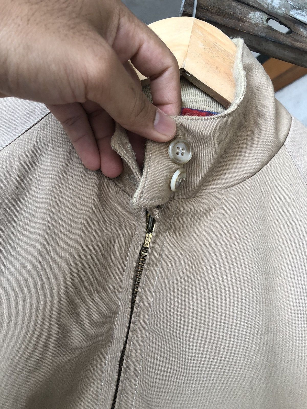 Vintage Vintage 80s Cargo Plain Bomber Jacket Talon Zipper Size US M / EU 48-50 / 2 - 7 Thumbnail
