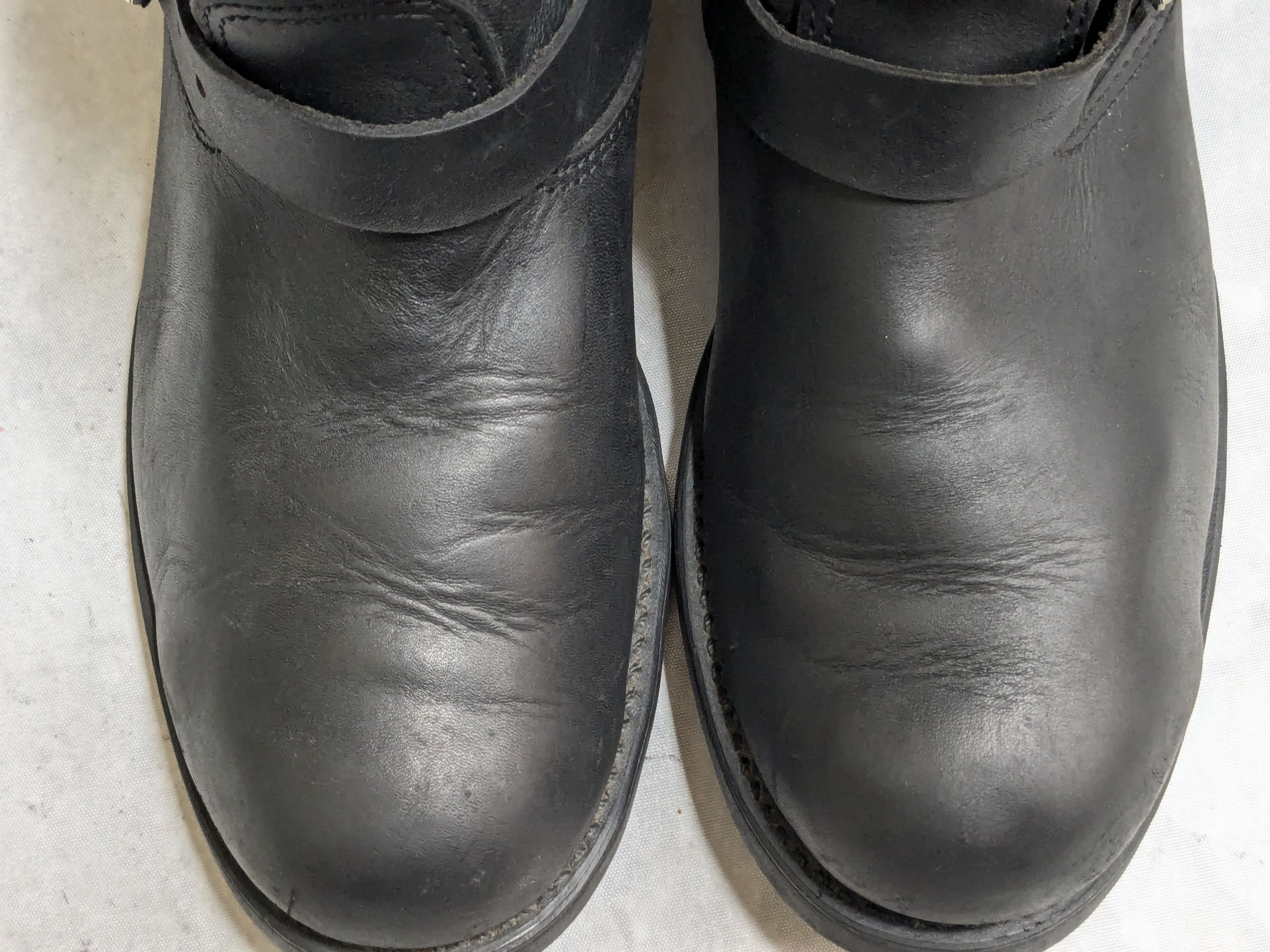 Frye Frye Engineer Boots Black Leather 9.5 M Buckle Strap Size US 9.5 / EU 42-43 - 6 Thumbnail