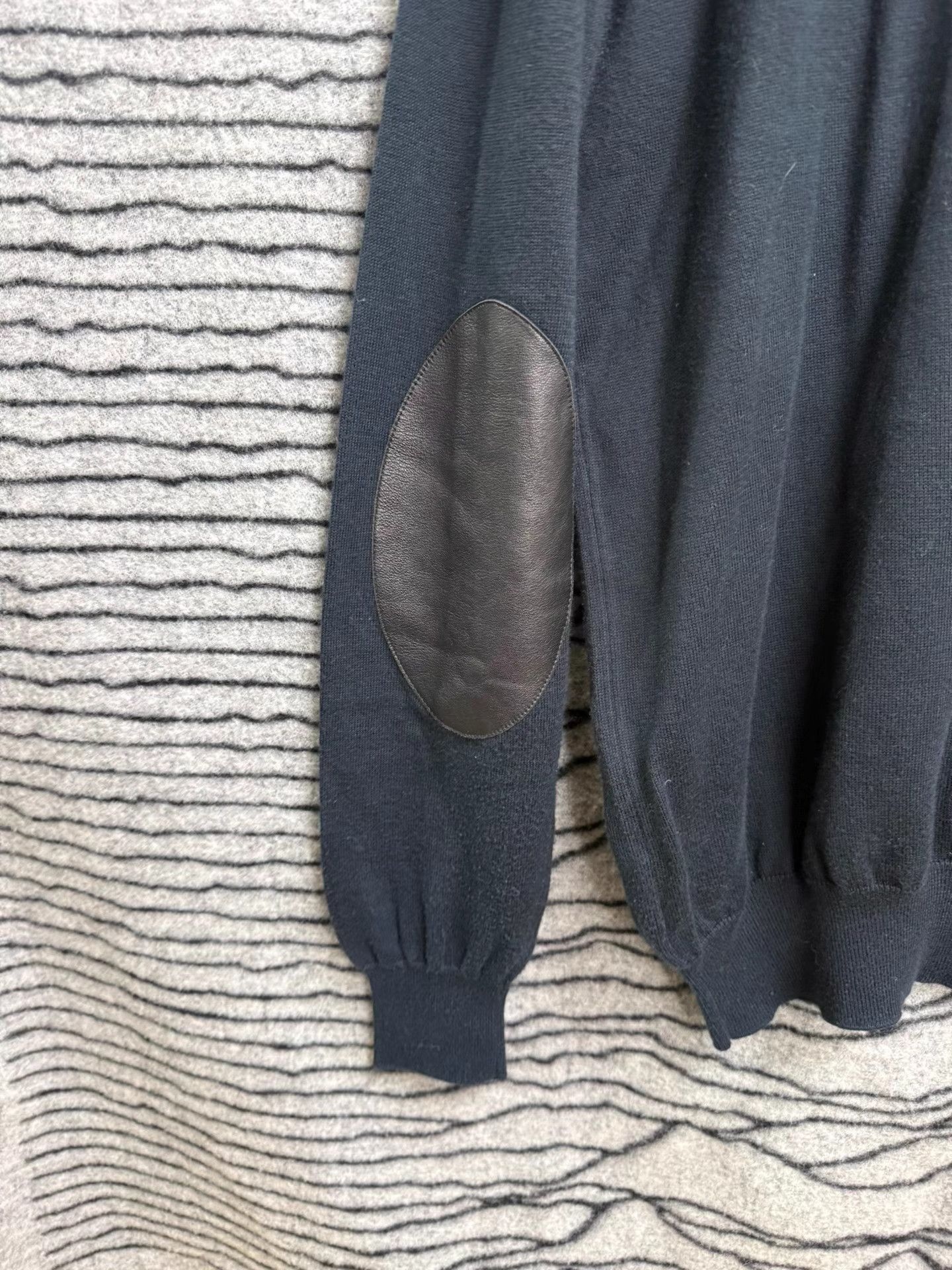 Maison Margiela Margiela Deconstructed Leather Sweater K20 Size US XL / EU 56 / 4 - 5 Thumbnail
