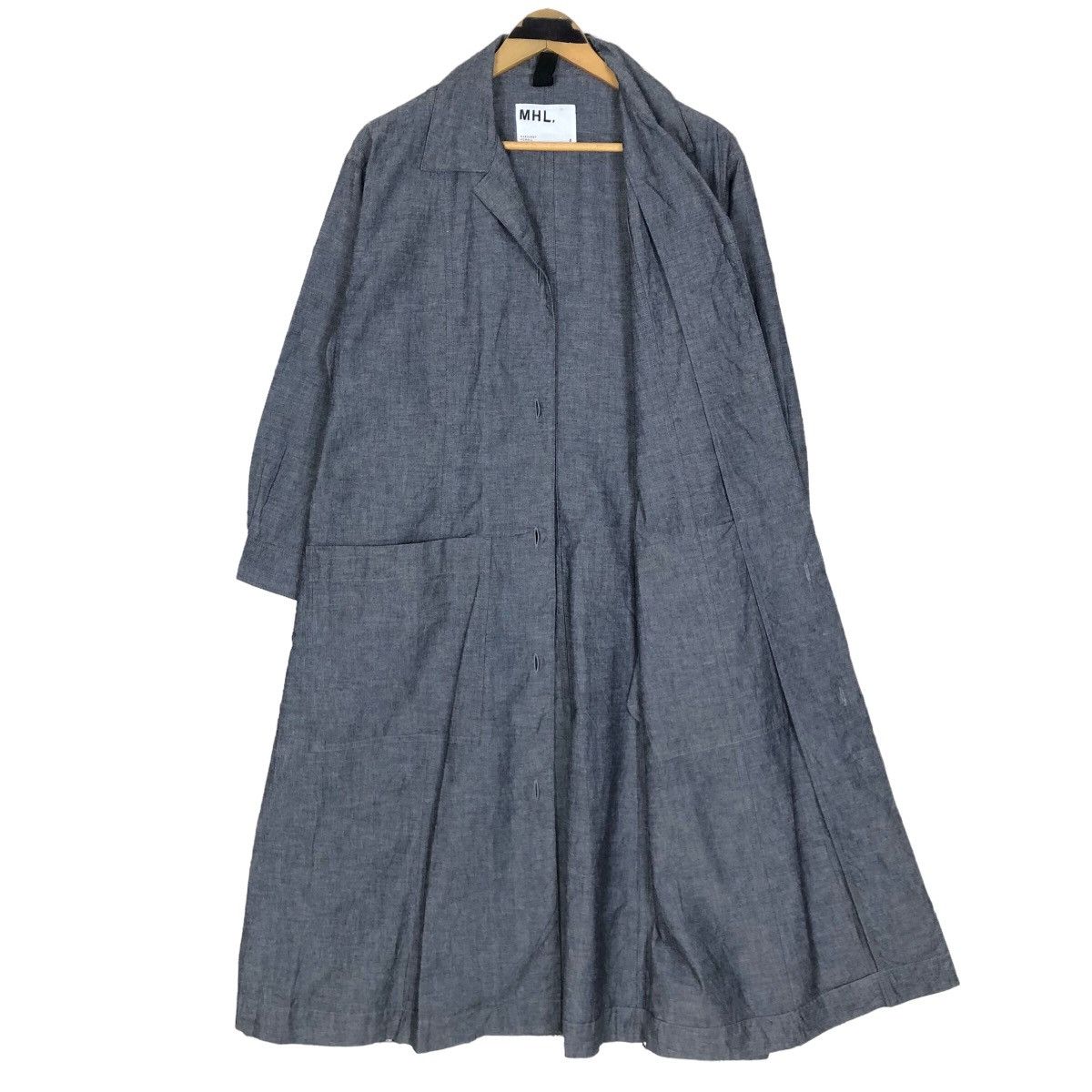 Designer × Margaret Howell Vintage Margaret Howell MHL Single Breasted Cotton Car Coat Size XS / US 0-2 / IT 36-38 - 5 Thumbnail