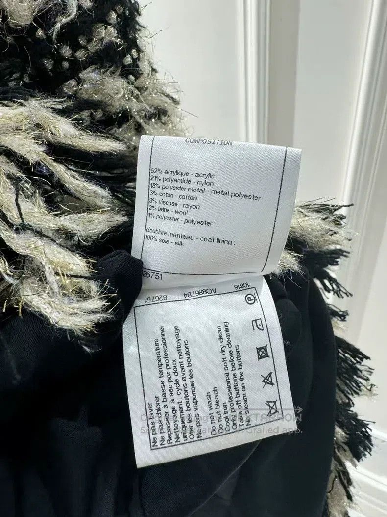 Chanel Chanel Metropolitan Series Tweed Shiny Coat Size XS / US 0-2 / IT 36-38 - 8 Thumbnail