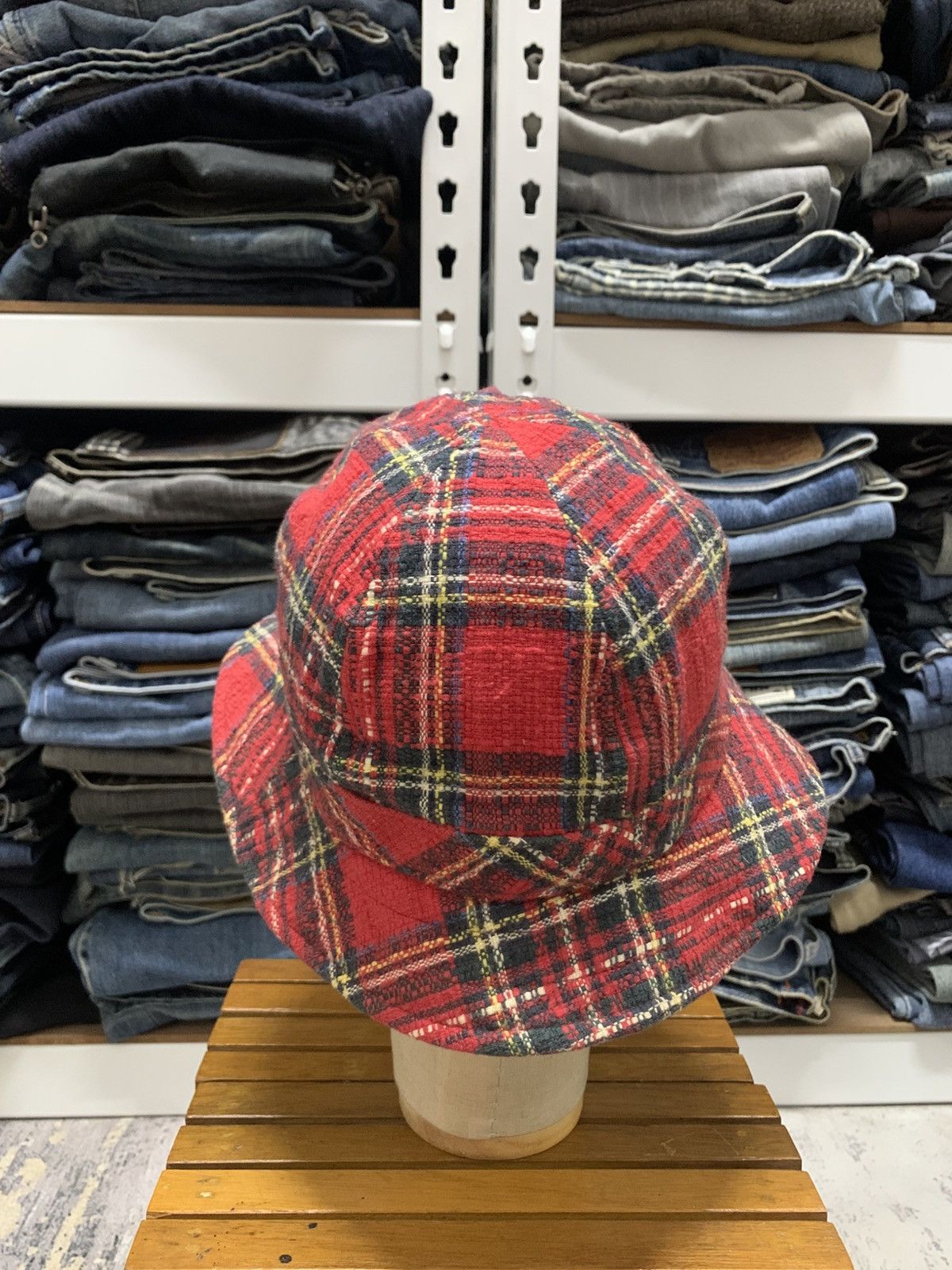Japanese Brand Japanese Brand Vintage Scottish Tartan Bucket Hat Size ONE SIZE - 5 Thumbnail