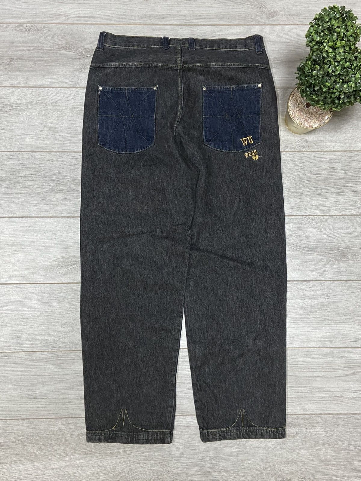 Wu-Tang Clan Wu tang clan RARE vintage big logo jeans rap skate Size US 40 / EU 56 - 3 Thumbnail