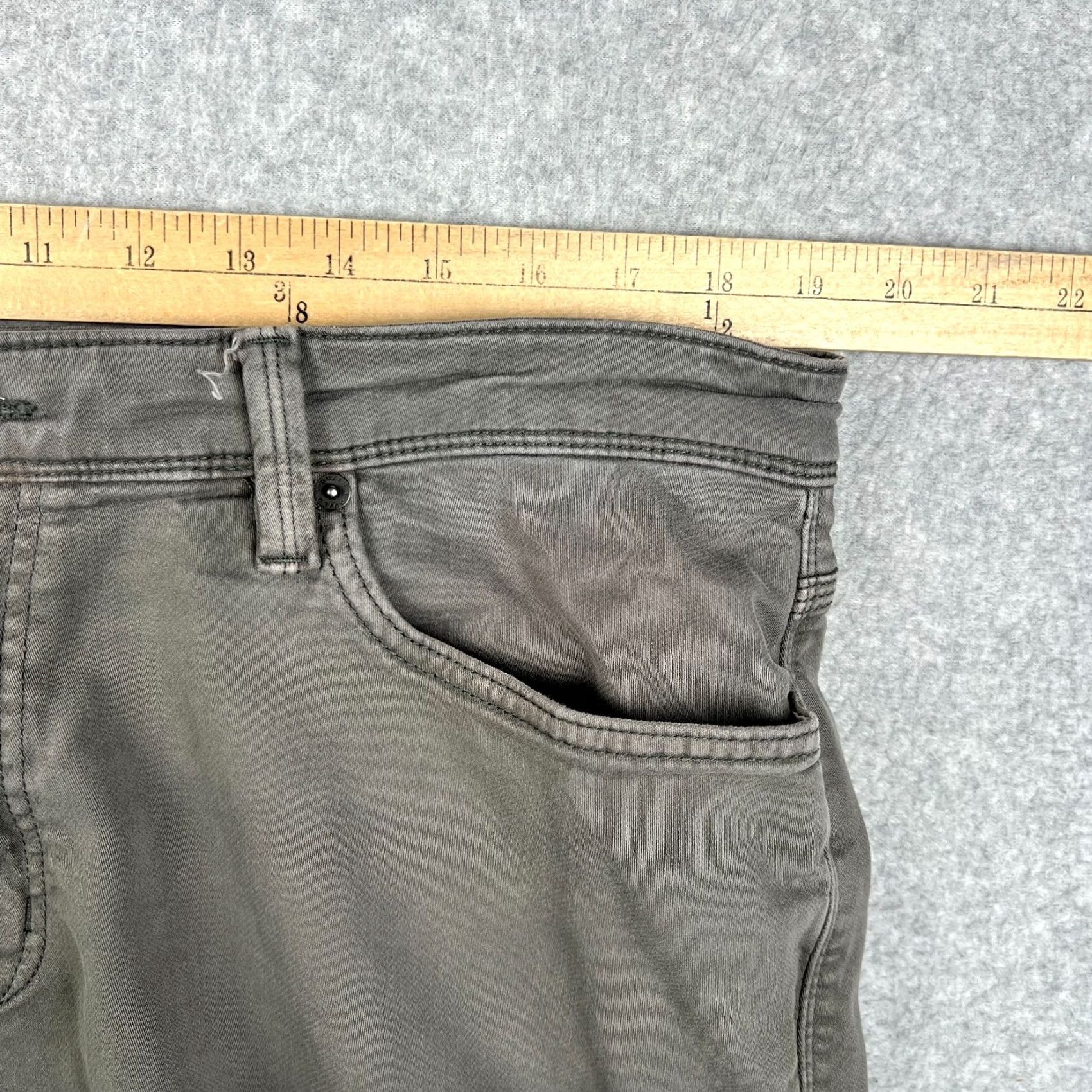 DUER DUER DU/ER No Sweat N2X Relaxed Taper Pants Stretch Chino 38x32 Grey Mens Size US 38 / EU 54 - 6 Thumbnail