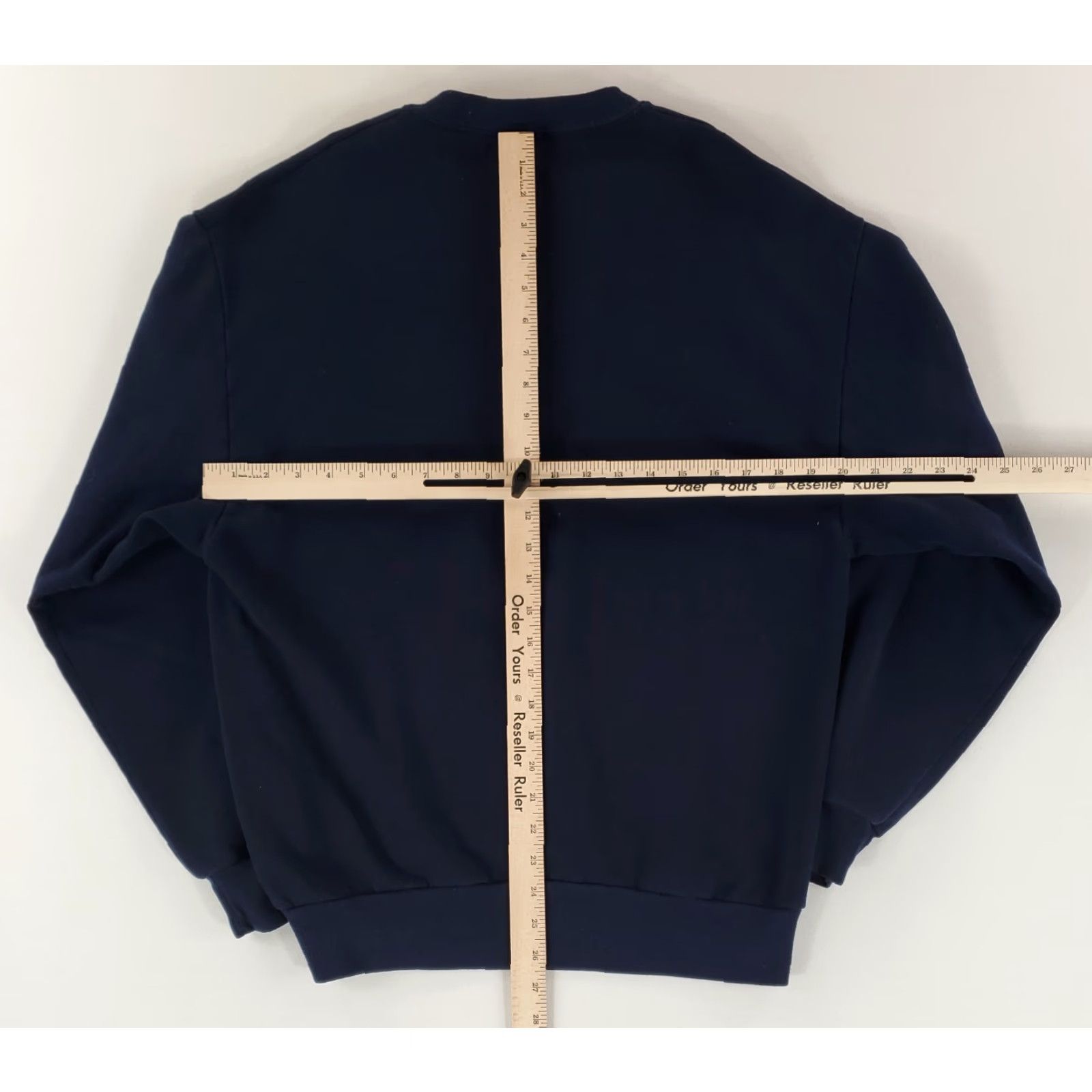 Jerzees VINTAGE Jerzees Sweatshirt Blue Made USA Long Sleeve Mens L VTG 90s Pinhole Blank Pullover Shirt Mens Size US L / EU 52-54 / 3 - 6 Thumbnail