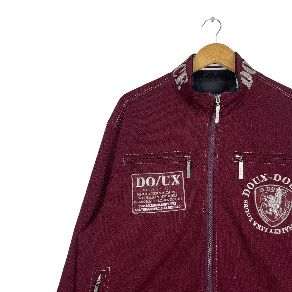 Designer × Japanese Brand 💥DOUX DOUCE URBAN STYLE ZIPPER JACKET Size US L / EU 52-54 / 3 - 6 Thumbnail