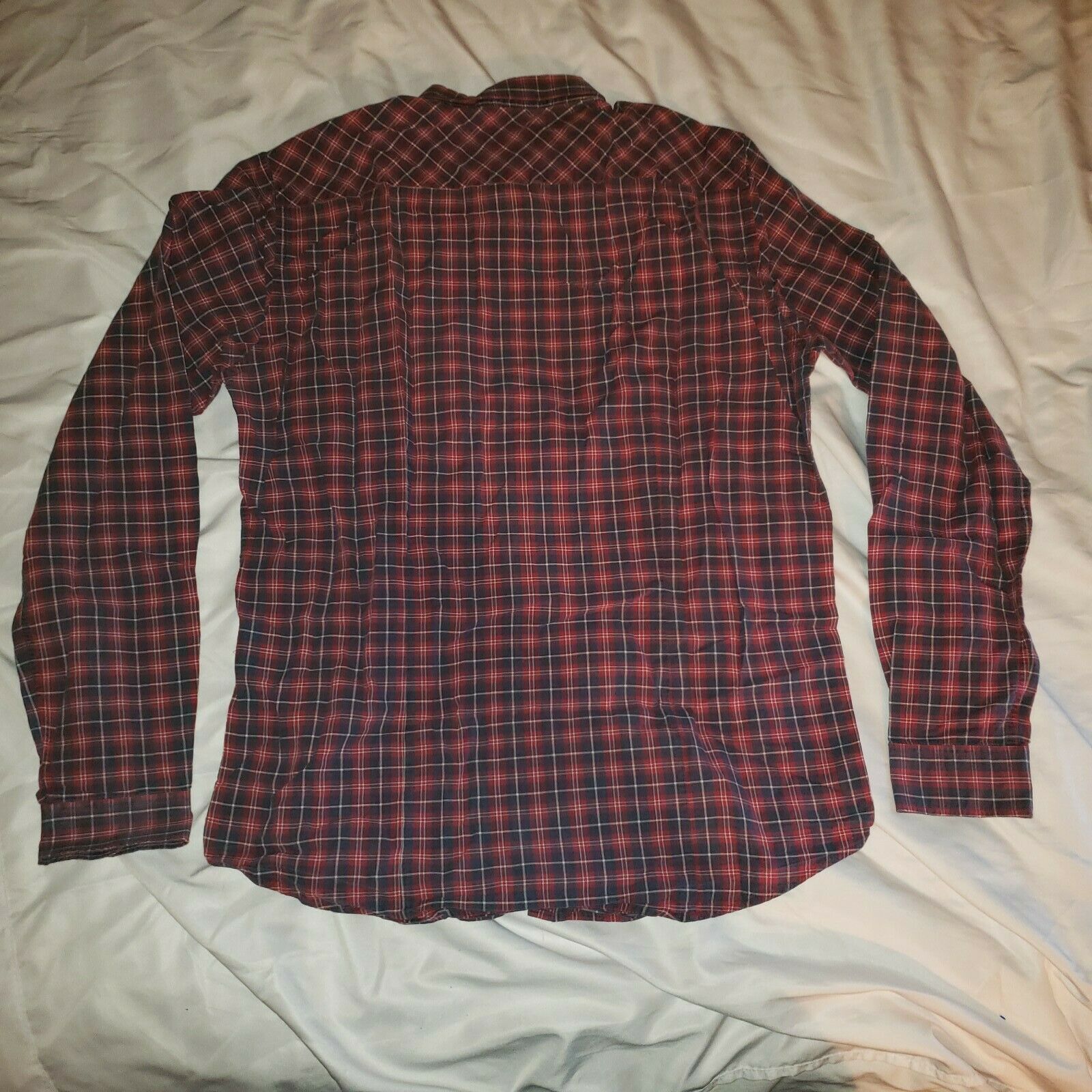 Sandro Sandro Paris Plaid Long Sleeve Button Down Shirt Size Medium Size US M / EU 48-50 / 2 - 4 Thumbnail