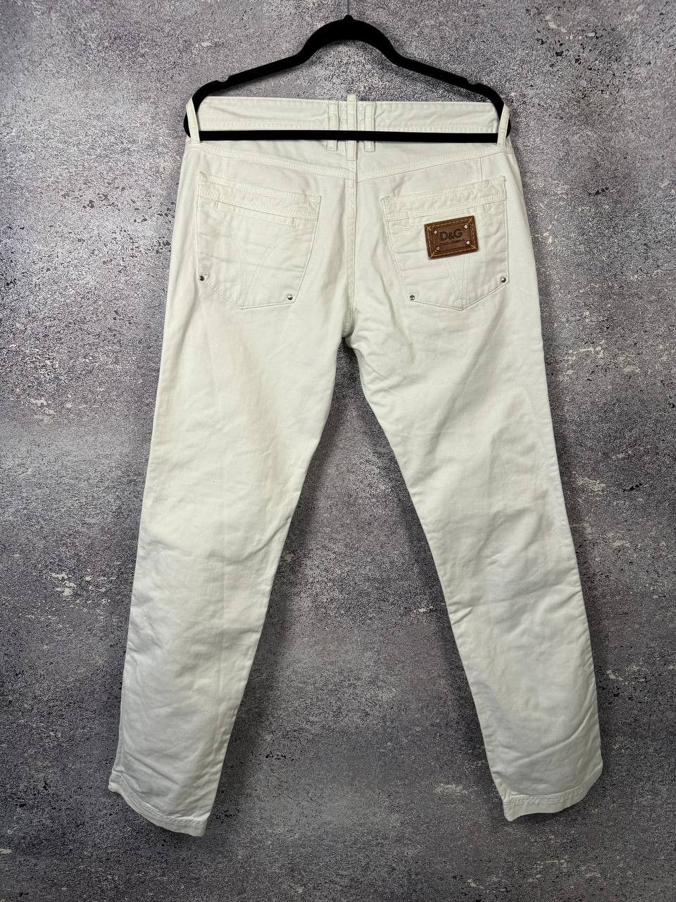 Dolce & Gabbana Dolce Gabbana White Jeans Just Crisp Clean Stunning Size 34" / US 12 / IT 48 - 1 Thumbnail