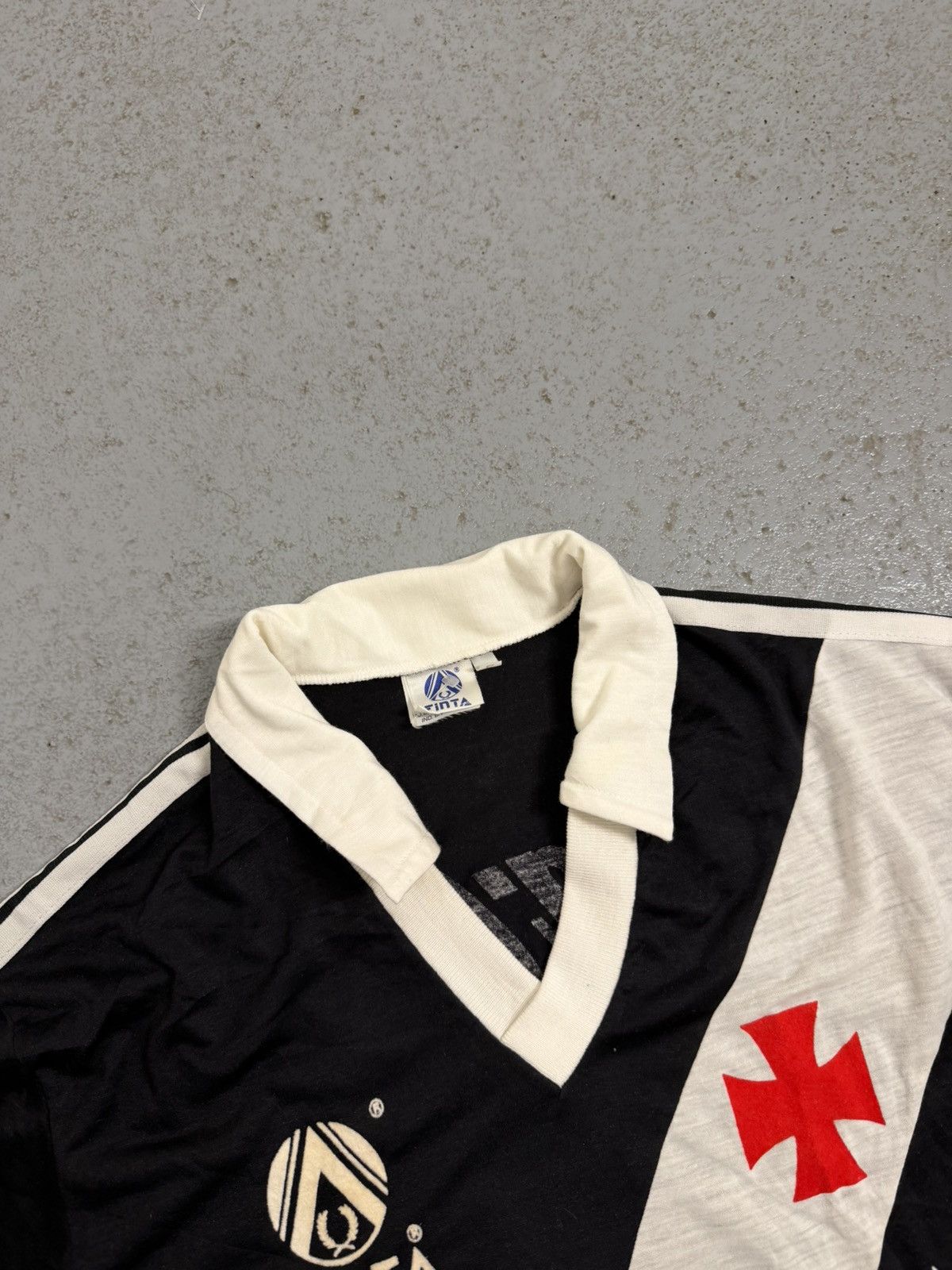 Vintage Vintage 1989 Vasco Da Gama Finta 7 Marca Reg CocaCola Jersey Size US S / EU 44-46 / 1 - 5 Thumbnail