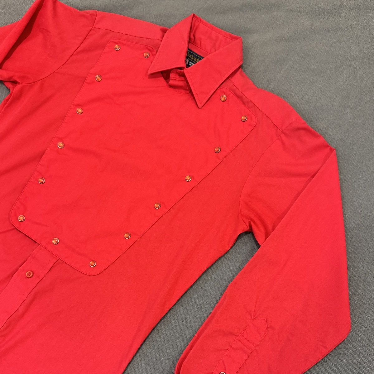 Panhandle Slim 70’S PUNK WESTERN BIB PEARL SNAP SHIRT Size US S / EU 44-46 / 1 - 2 Thumbnail