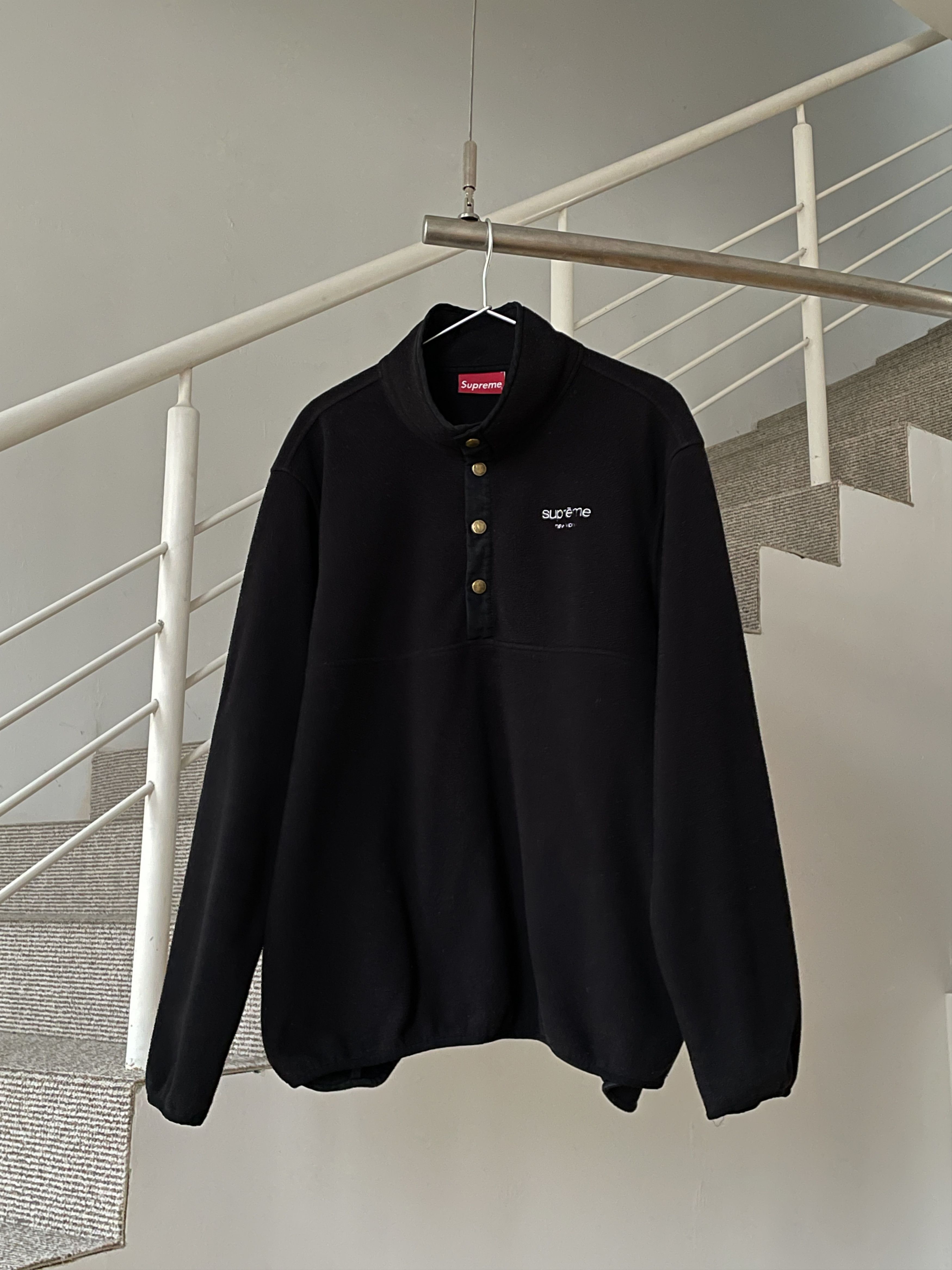 Polartec Supreme SUPREME Fleece Jacket Pullover Half Zip Sweater Sweatshirt Grailed
