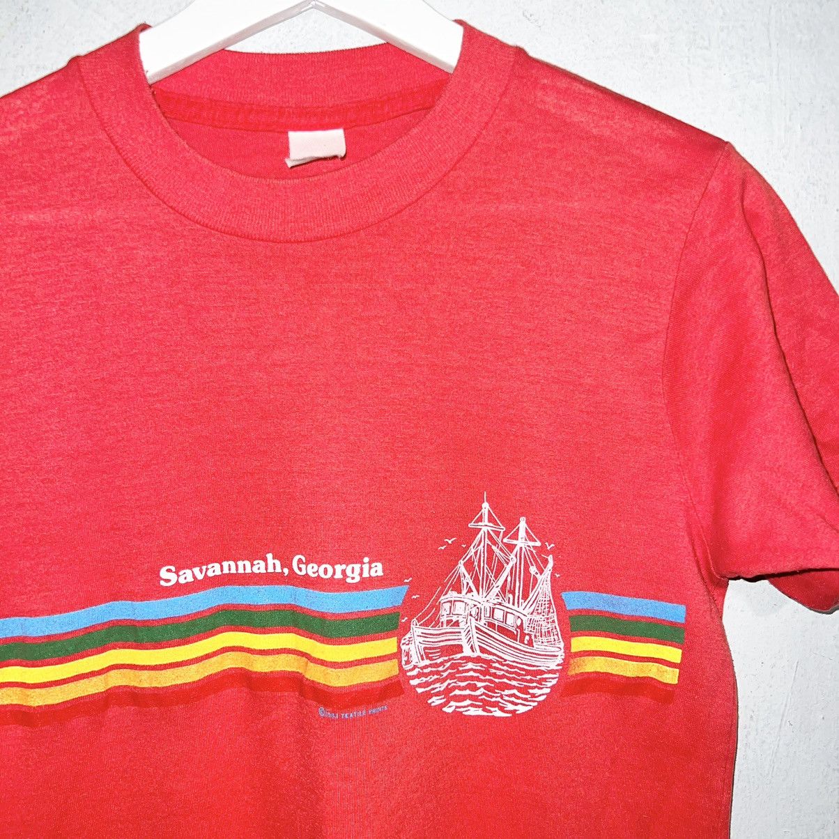 Vintage 18x23 80’s Vintage Savannah Georgia T-Shirt polycotton Size US M / EU 48-50 / 2 - 2 Thumbnail