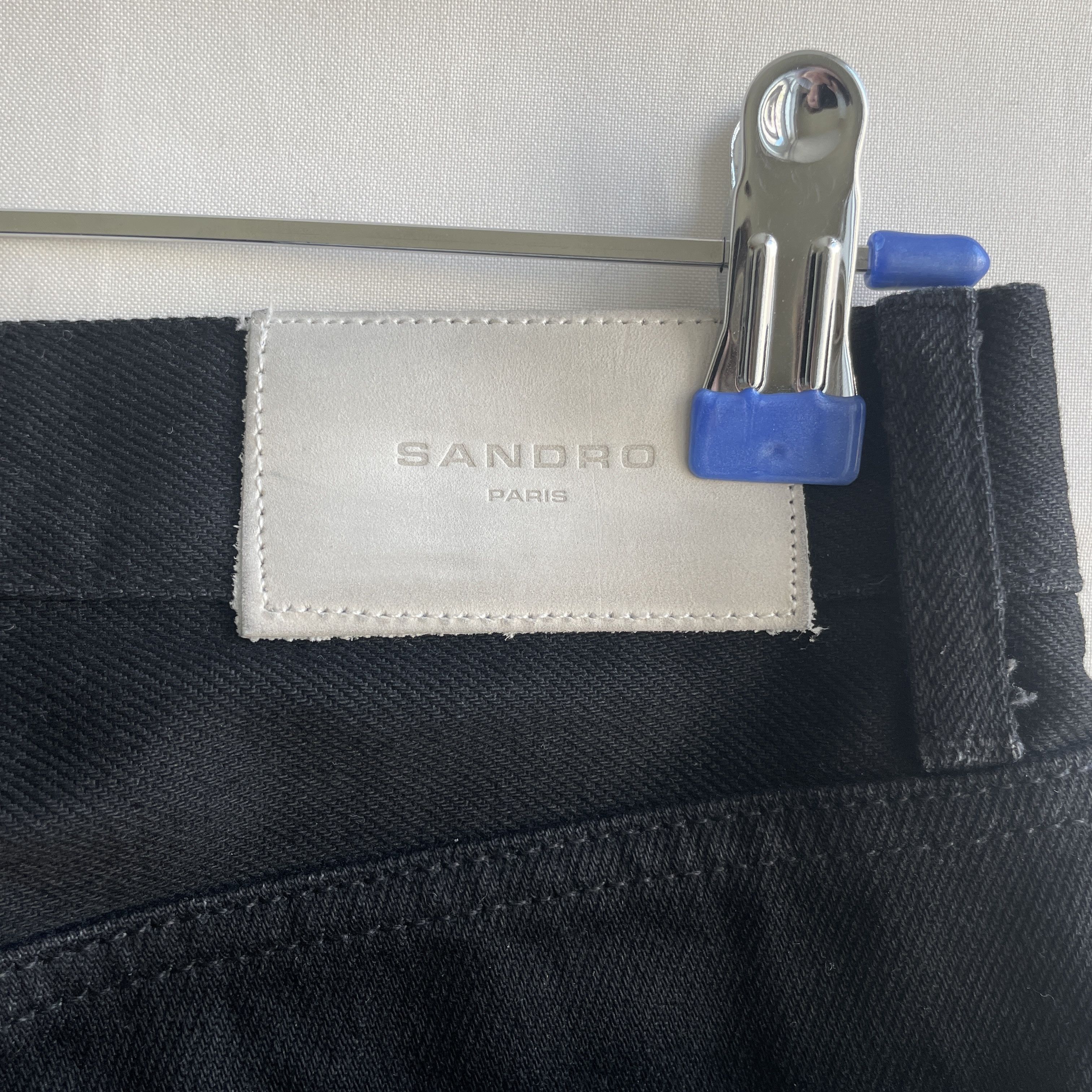 Sandro Sandro Heavy Black Regular Fit Ankle Lenght Denim Size 27 Size US 27 - 9 Thumbnail