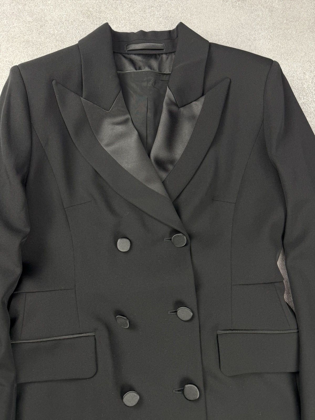 Max Mara Max Mara Women’s Black Selvi Wool Blazer Dress Size M / US 6-8 / IT 42-44 - 6 Thumbnail