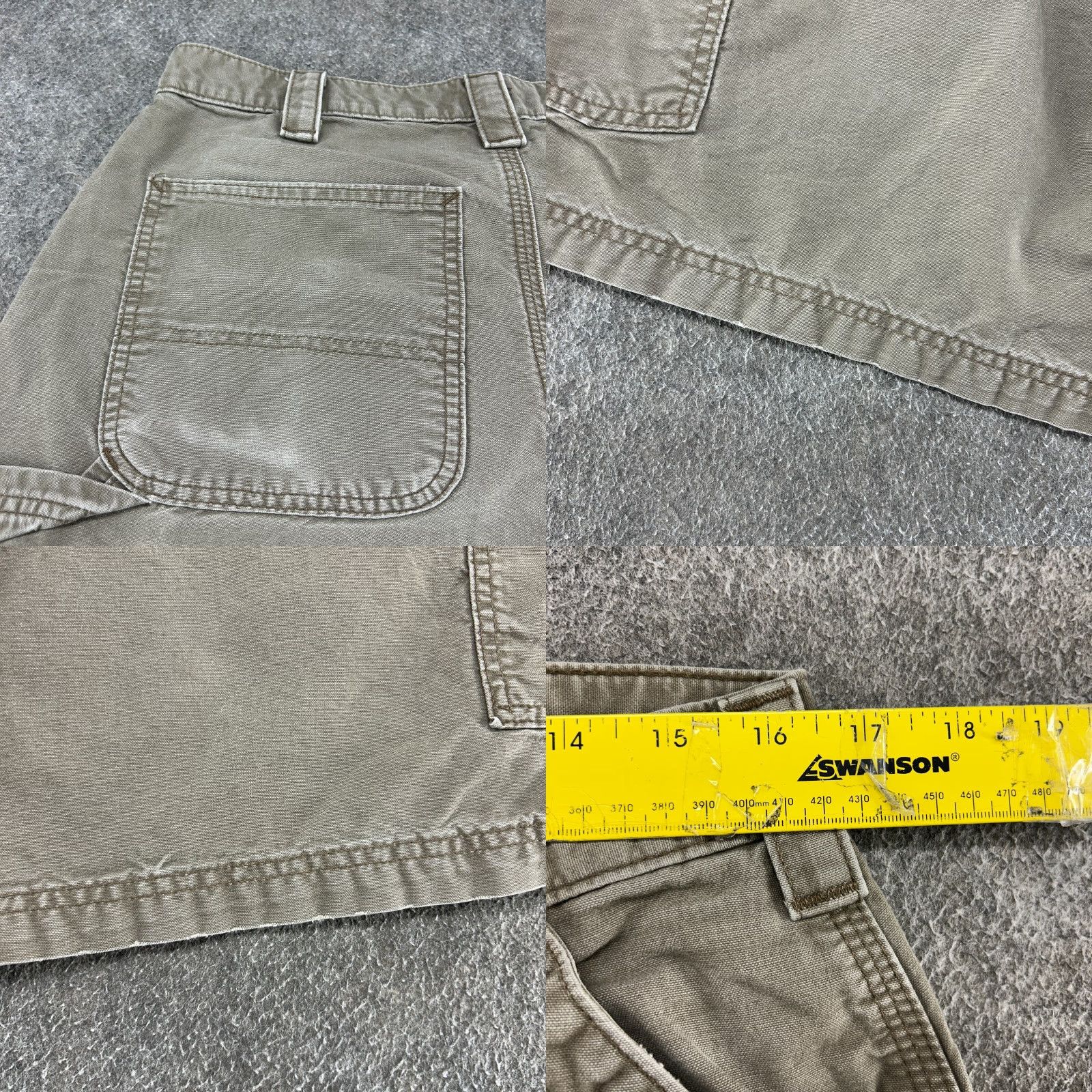 Carhartt VINTAGE Carhartt Shorts Mens 34 Brown Carpenter Original Fit Canvas B147 LBR Y2K Size US 34 / EU 50 - 8 Thumbnail