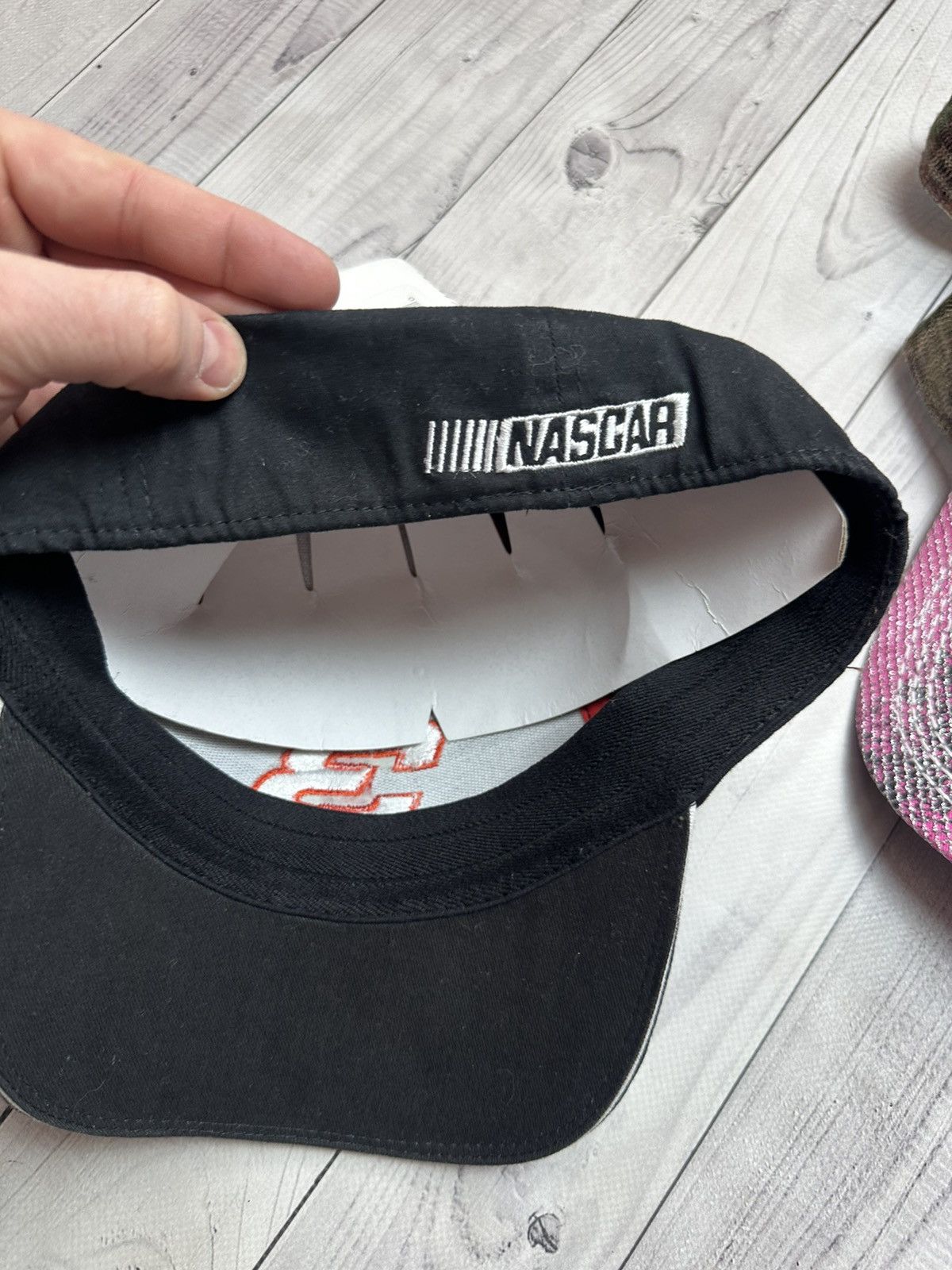 NASCAR Vintage nascar cap big logo 3 Racing black Size ONE SIZE - 4 Thumbnail