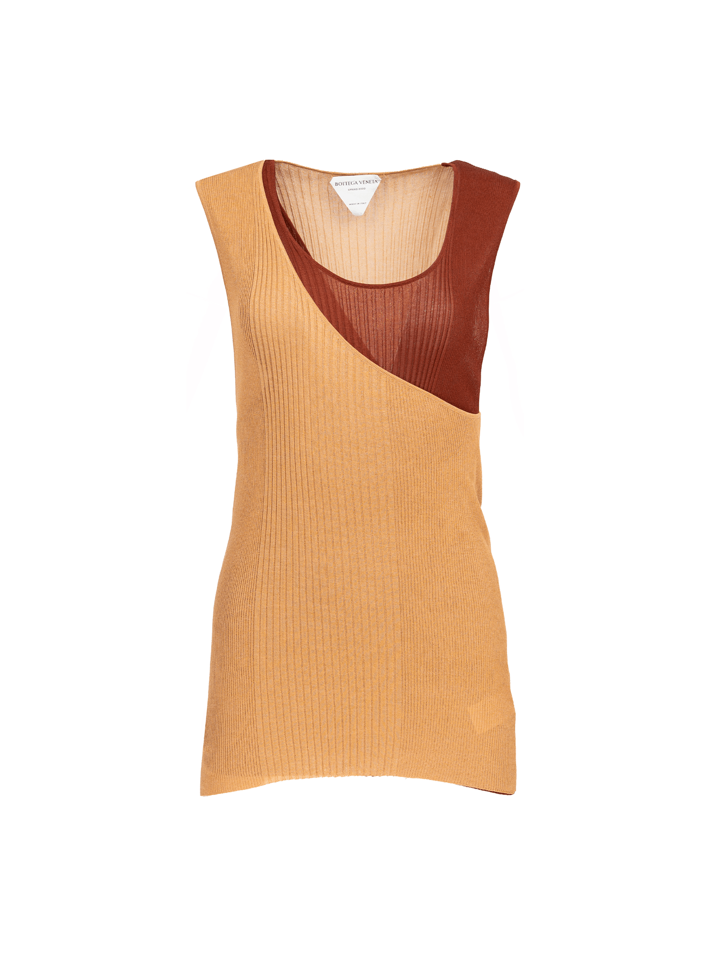 Bottega Veneta Bottega Veneta fine rib double-layered top Size S / US 4 / IT 40 - 1 Thumbnail