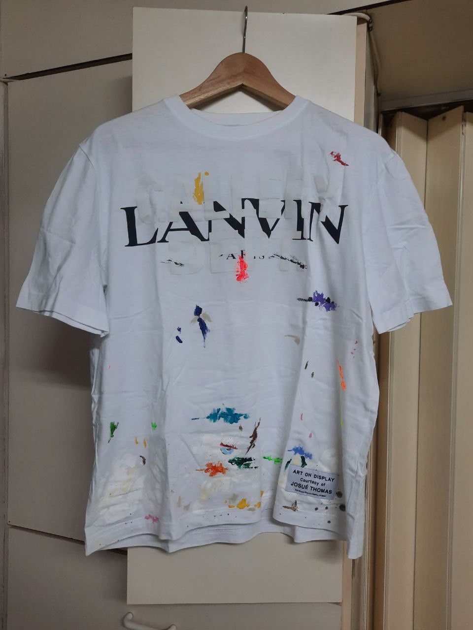 Gallery Dept. × Lanvin Paint Splatter Logo T Shirt Size US XS / EU 42 / 0 - 1 Thumbnail
