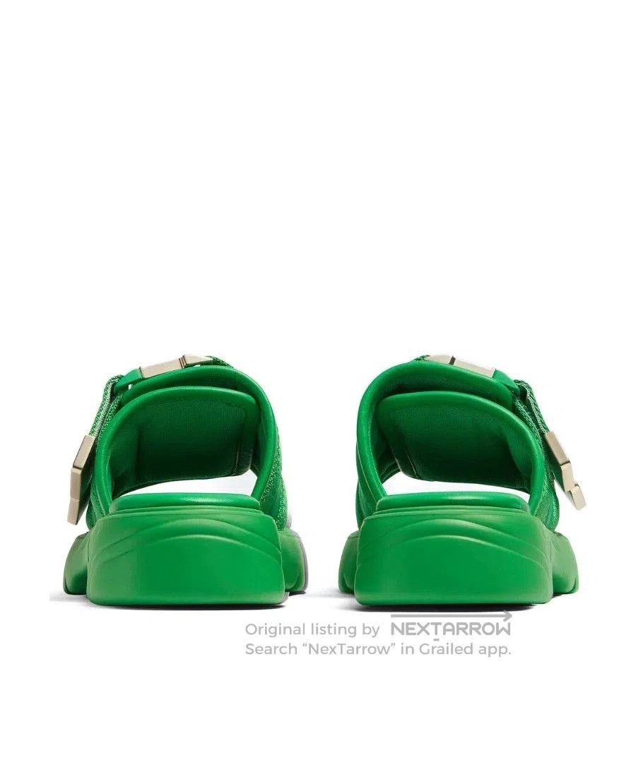 Bottega Veneta BOTTEGA VENETA Flash Green Slides. Size US 5 / IT 35 - 4 Thumbnail