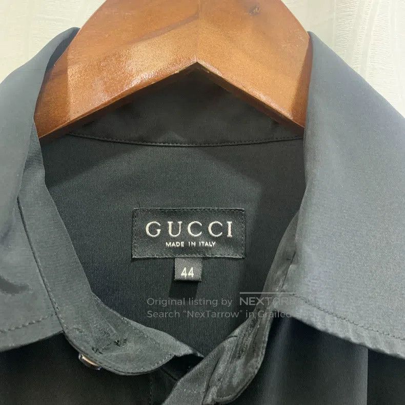 Gucci Gucci Black long-sleeved shirt Size US S / EU 44-46 / 1 - 6 Thumbnail