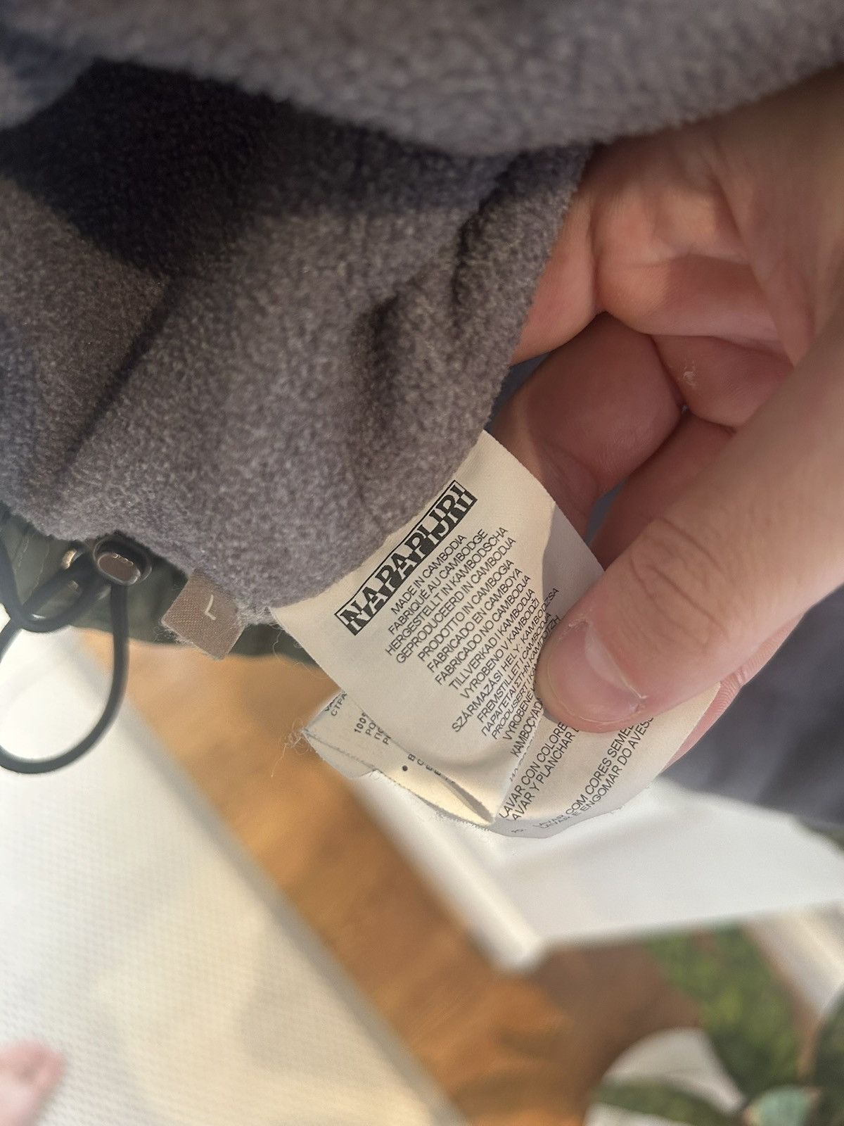 Napapijri Napapijri fleece-lined anorak Size US L / EU 52-54 / 3 - 8 Thumbnail