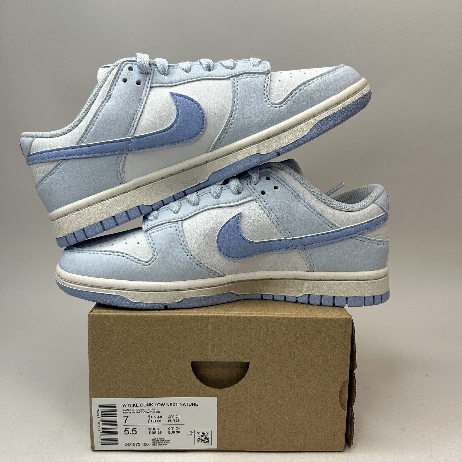Nike Nike Dunk Low Next Nature WMNS “Blue Tint” 2023 Size US 7 / IT 37 - 3 Thumbnail