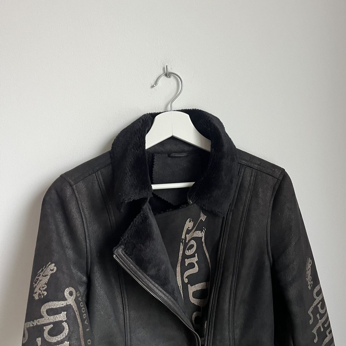 Von Dutch Vintage Von Dutch Leather Womens Jacket Size M / US 6-8 / IT 42-44 - 3 Thumbnail