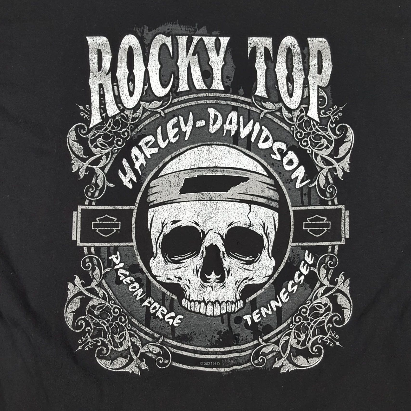 Harley Davidson VINTAGE Harley-Davidson Skull Logo Biker T-Shirt Men Large Black Retro Y2K Motorcycle Outdoor Short Sleeve Crew Neck Cotton Size US L / EU 52-54 / 3 - 6 Thumbnail