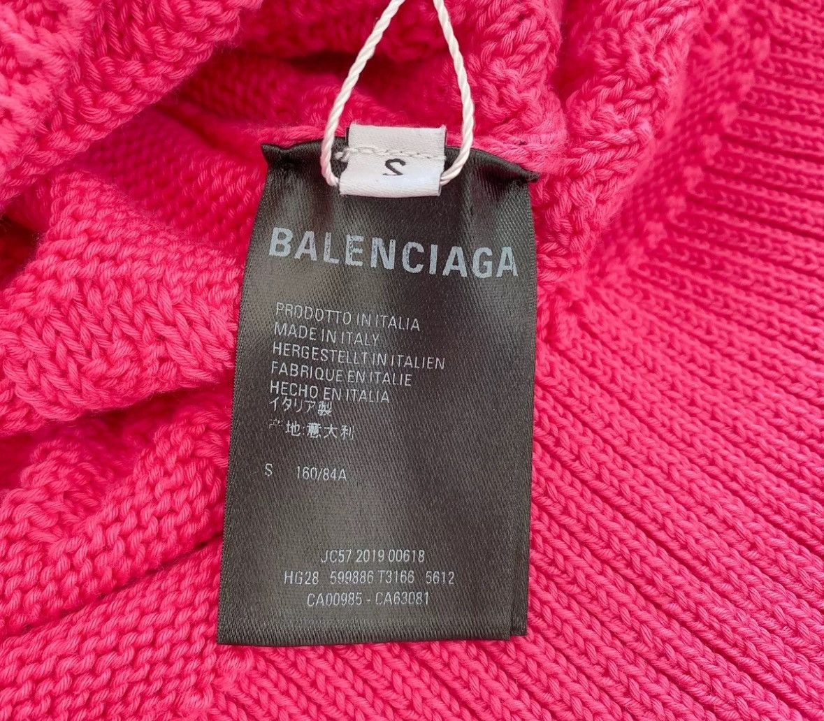 Balenciaga Balenciaga Rose Red Knitted Sweater2412-Nextarrow Size US S / EU 44-46 / 1 - 7 Thumbnail