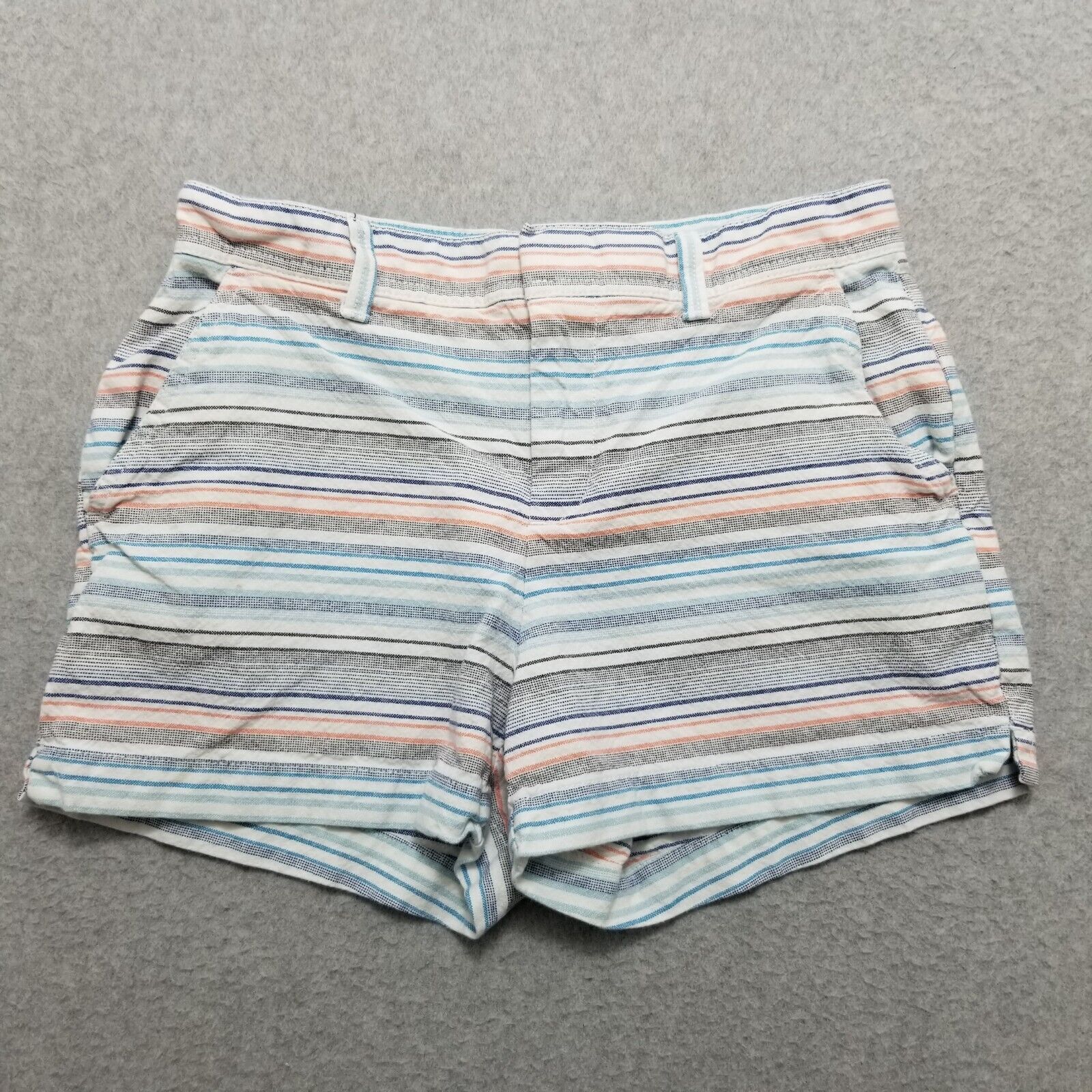 Gap Gap Shorts Womens 0 Striped Chino Casual Lightweight Size 25" / US 0 / IT 36 - 1 Thumbnail