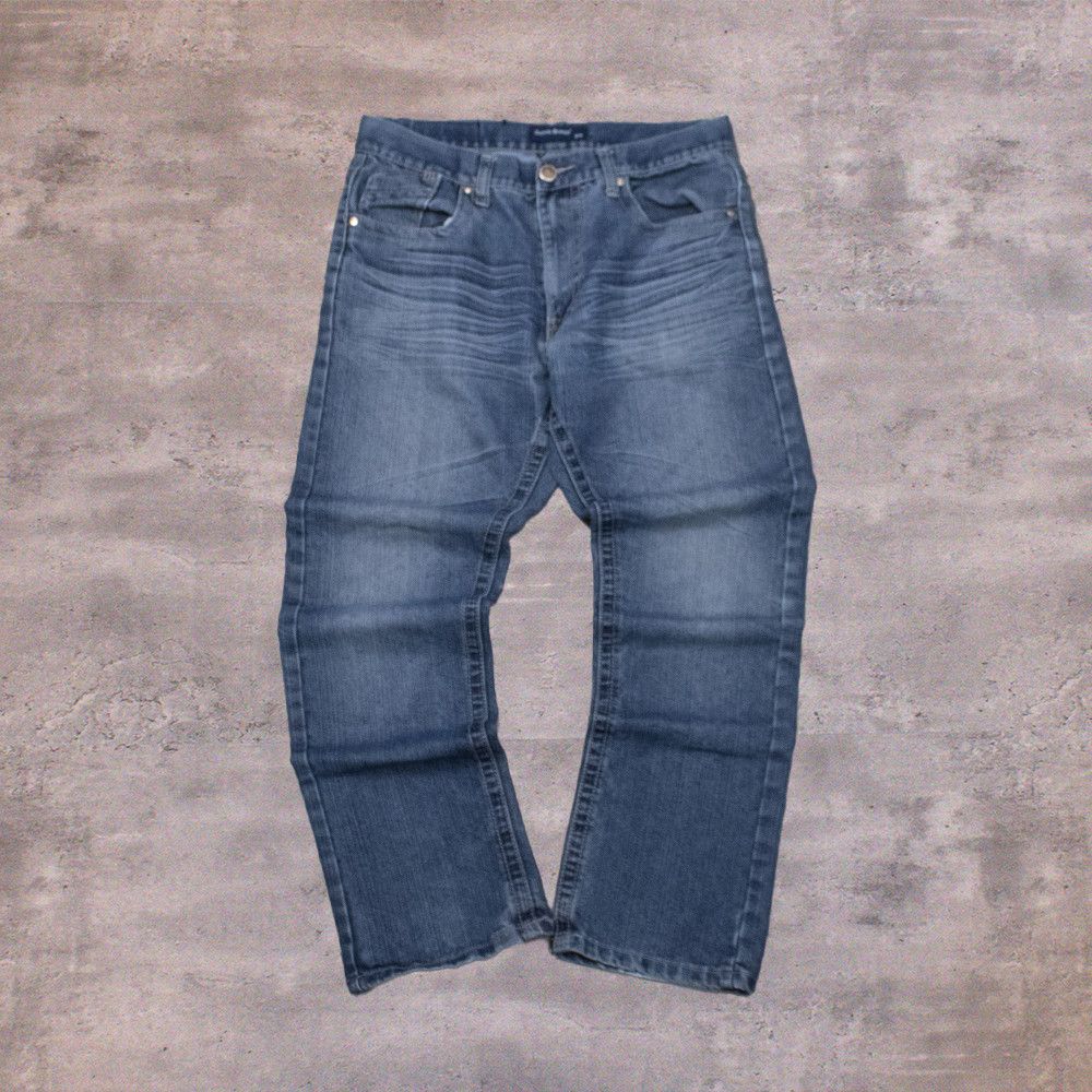 Japanese Brand Y2K Seven Souls Mid Wash Bootcut Denim Jeans Size US 34 / EU 50 - 2 Thumbnail