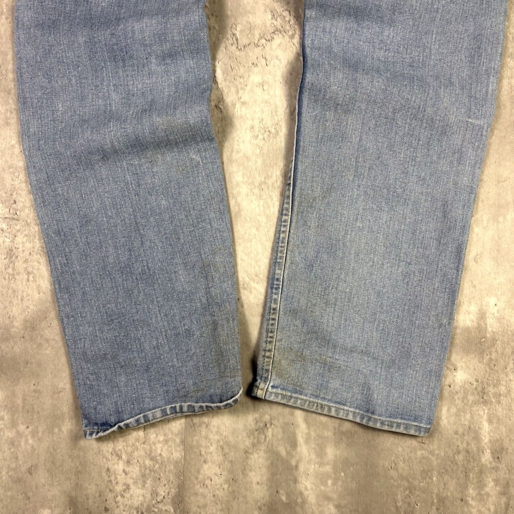 Lee VINTAGE Lee Jeans Size 38x32 blue distressed denim workwear 90s Mens Jeans Size US 38 / EU 54 - 6 Thumbnail