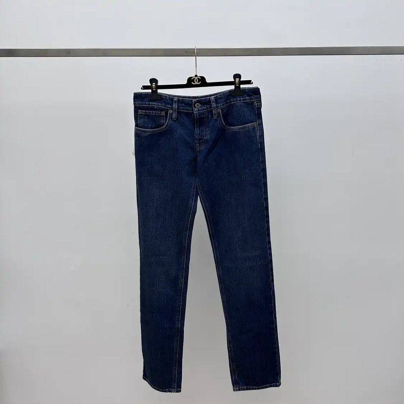 Miu Miu Miu Miu Blue Women's Casual Pants 0089 Size 23" - 1 Thumbnail