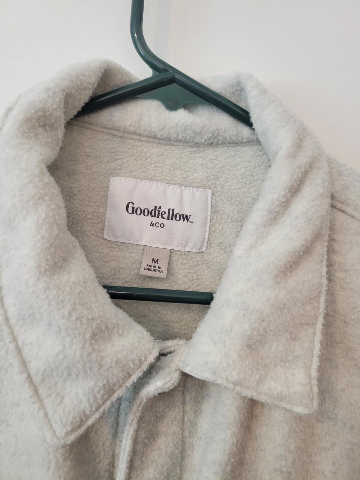Other Goodfellow & Co Light Gray Fleece Jacket - Men's Medium Size US M / EU 48-50 / 2 - 3 Thumbnail