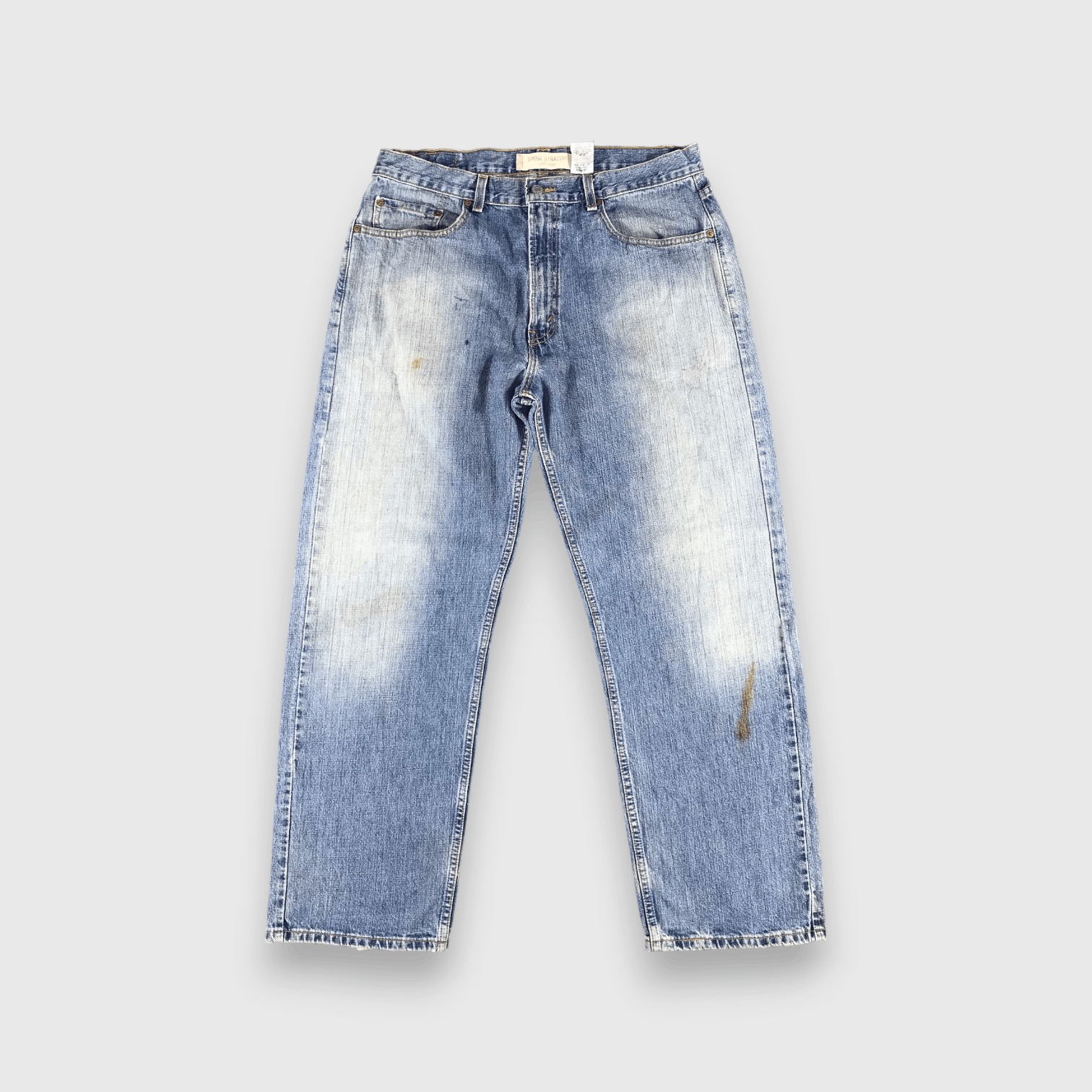 Levi's Vintage Blue Wash Levis 569 Jeans-J2286 Size US 35 - 1 Thumbnail