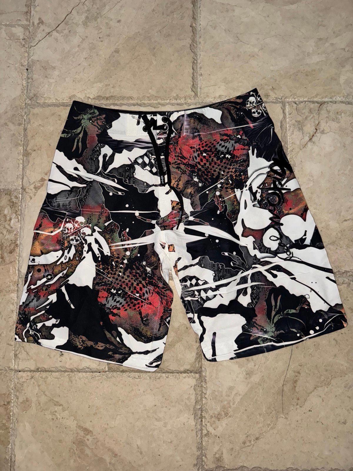 Other Vintage Local Motion AOP Surf Print Y2K Sz L (34) Grail 90s Size US 34 / EU 50 - 2 Thumbnail