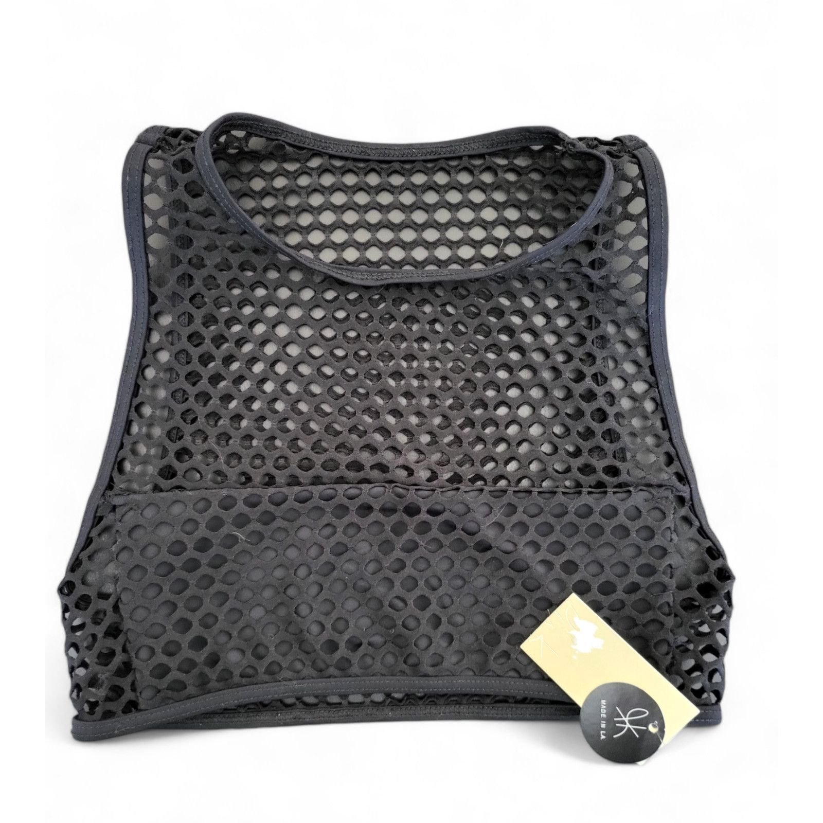 Other NWT RISK Seaside Top Y2K Fishnet Mesh Tankini Pullover MD Size M / US 6-8 / IT 42-44 - 2 Thumbnail